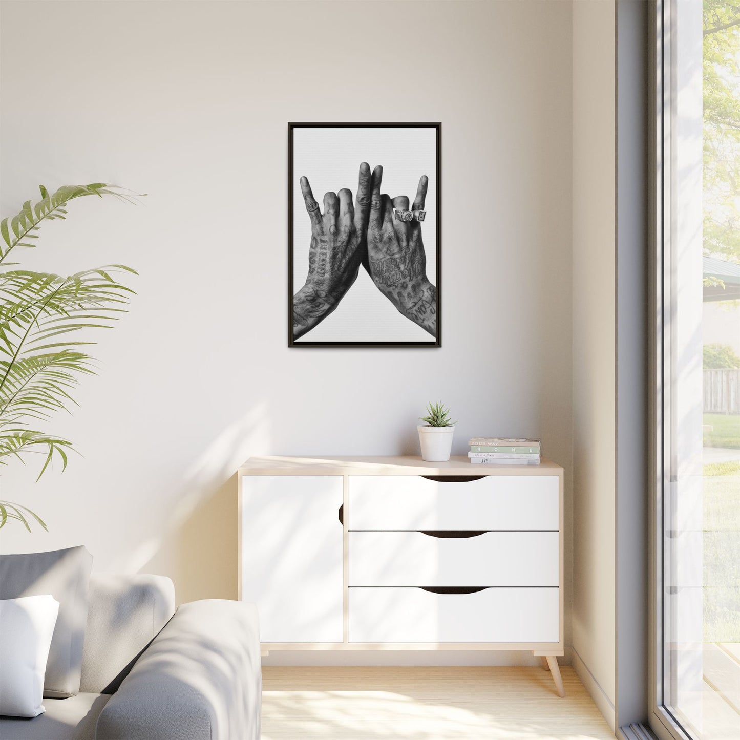 WIZ CANVAS WITH FRAME