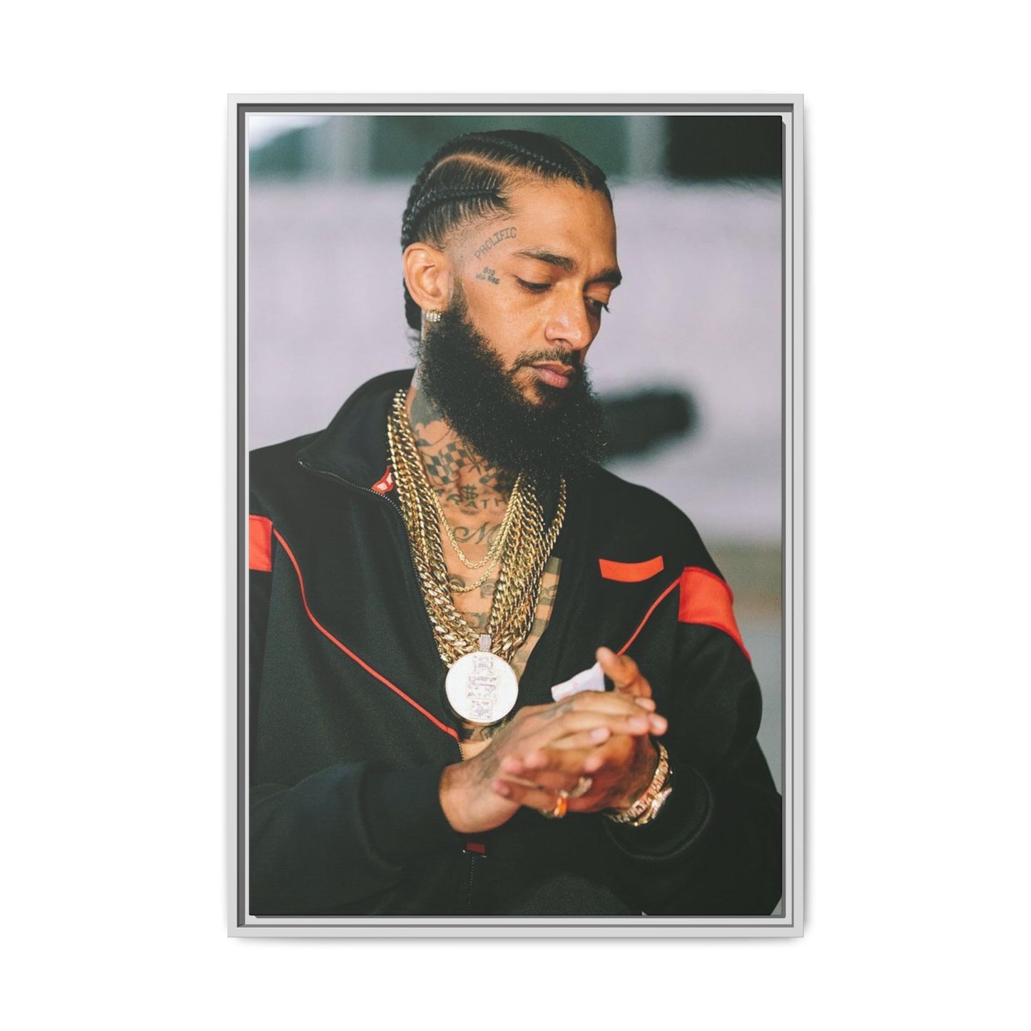 HU$$LE CANVAS WITH FRAME