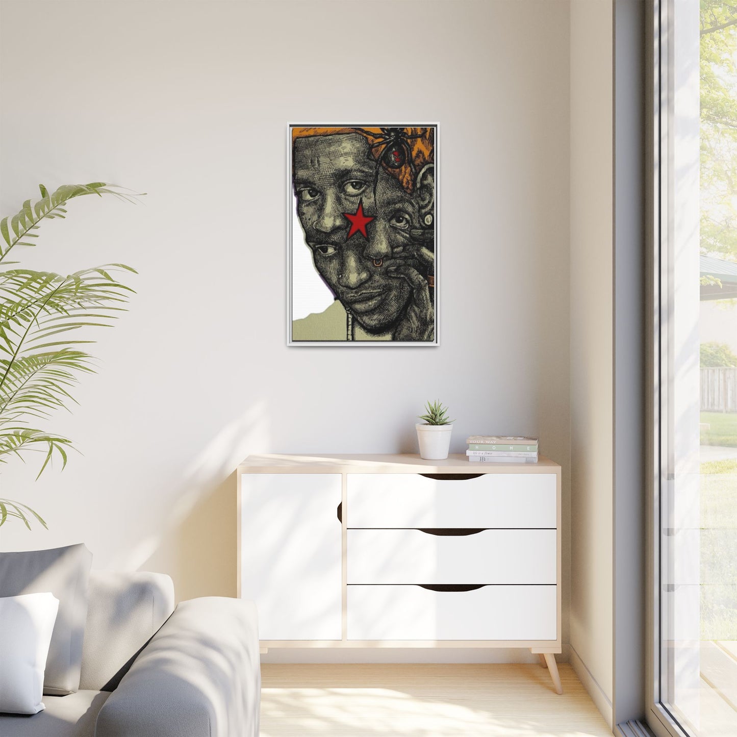 THUG FREE CANVAS WITH FRAME