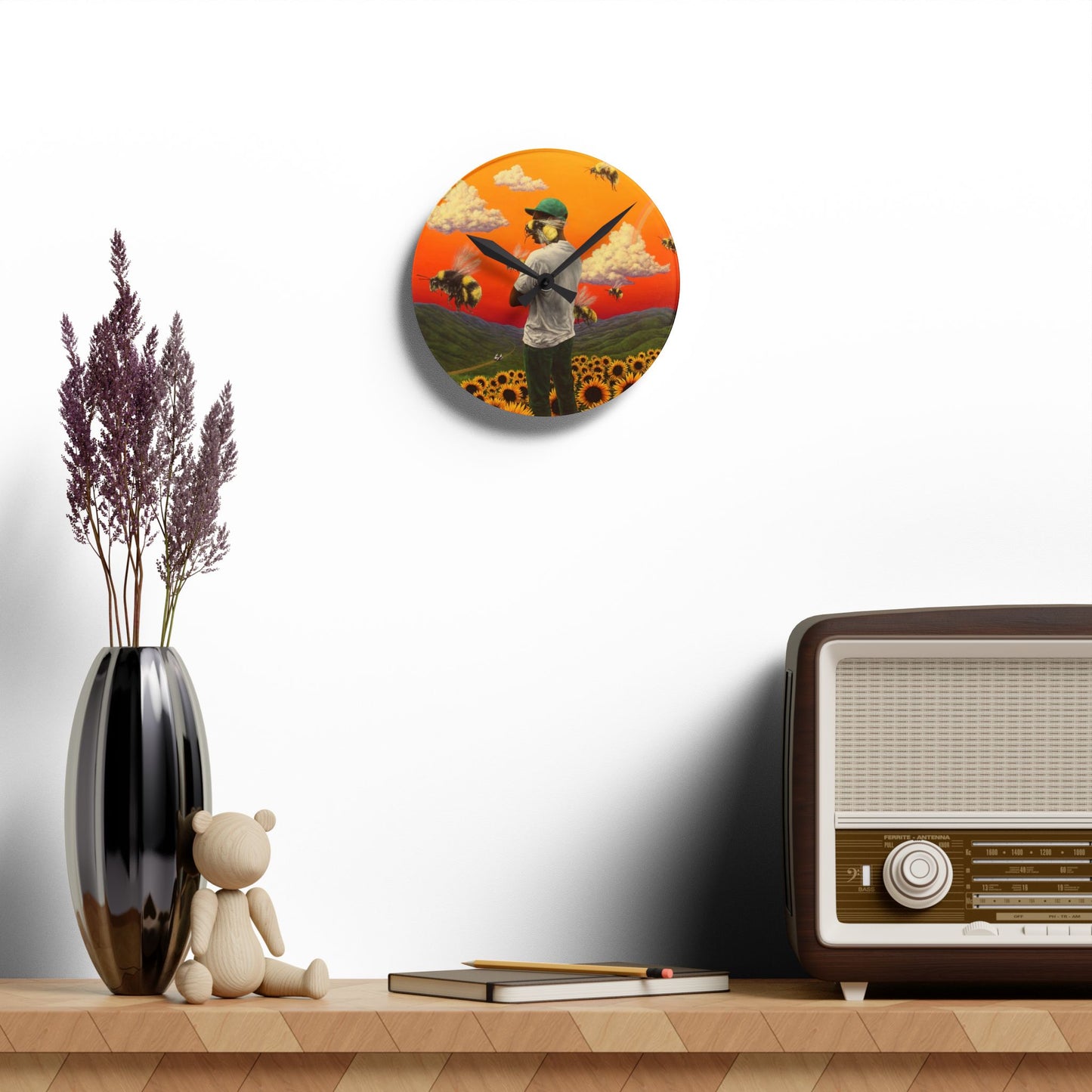FLOWER BOY CLOCK