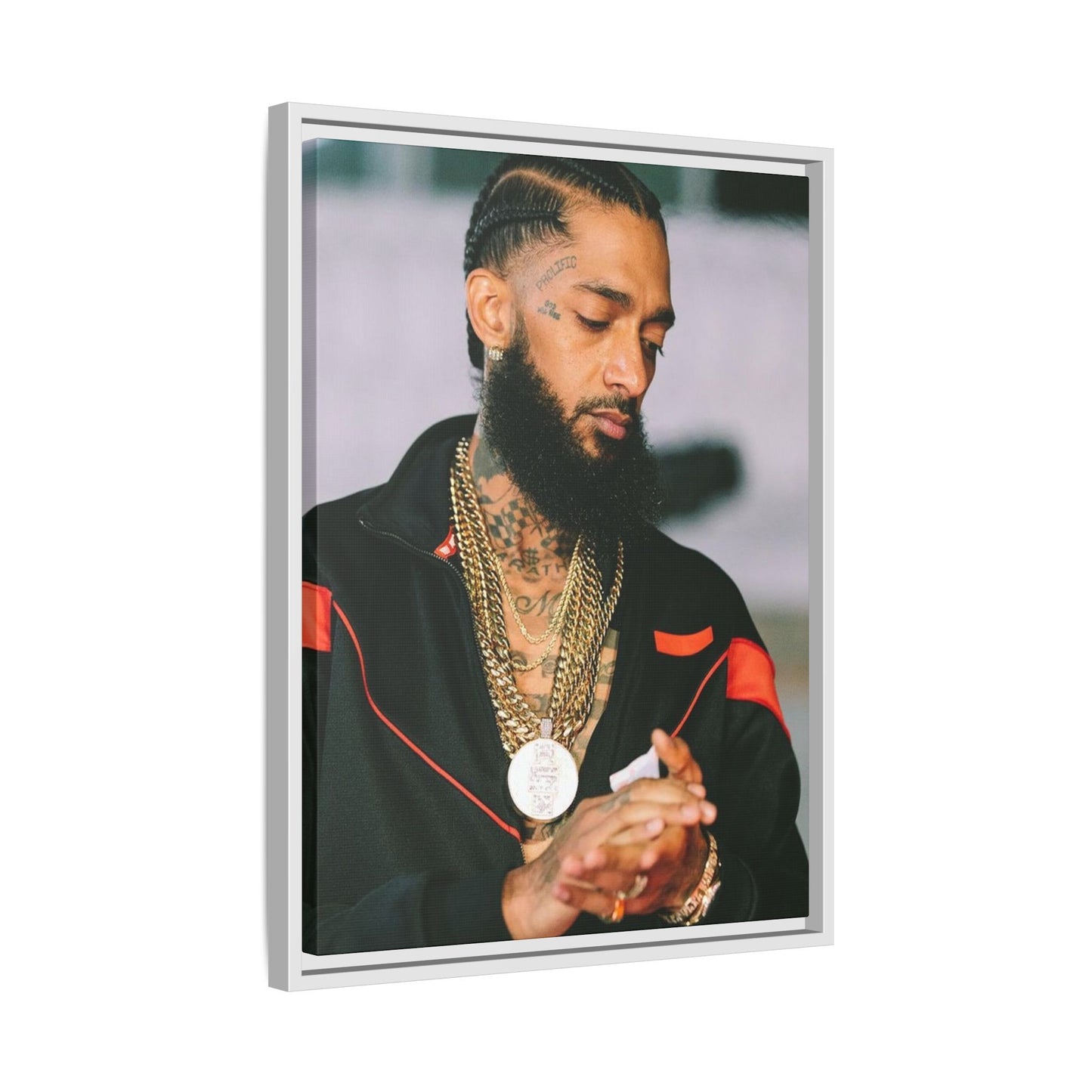 HU$$LE CANVAS WITH FRAME