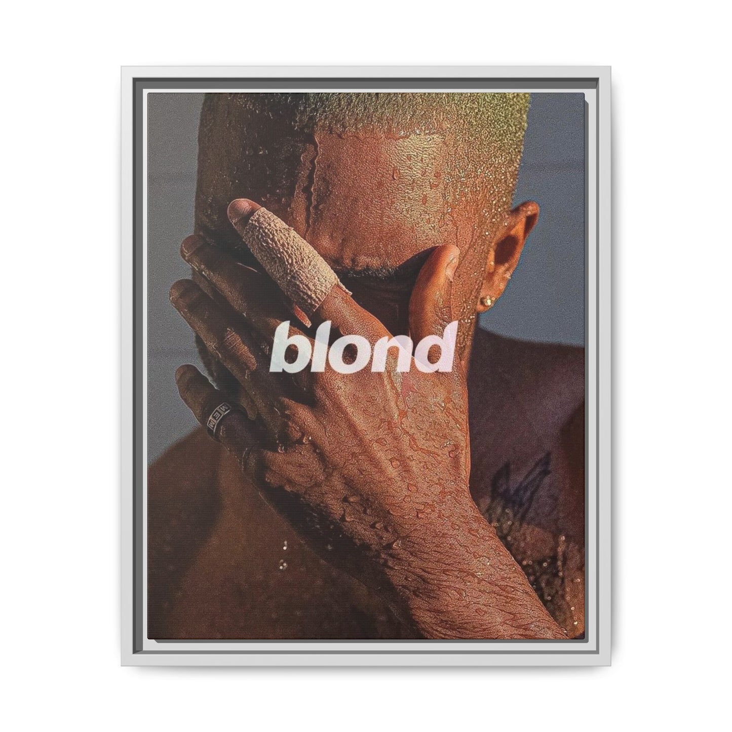 BLOND CANVAS WITH FRAME