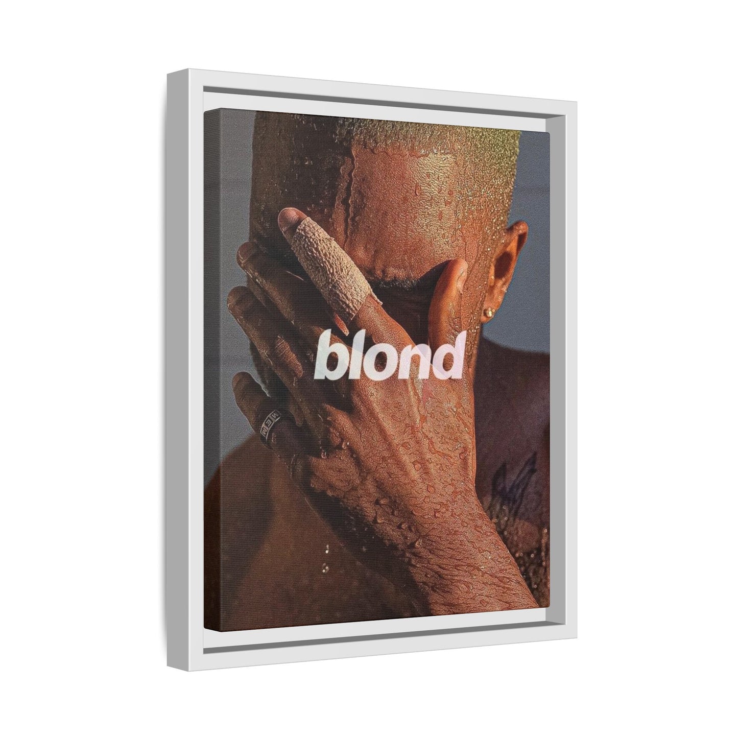 BLOND CANVAS WITH FRAME