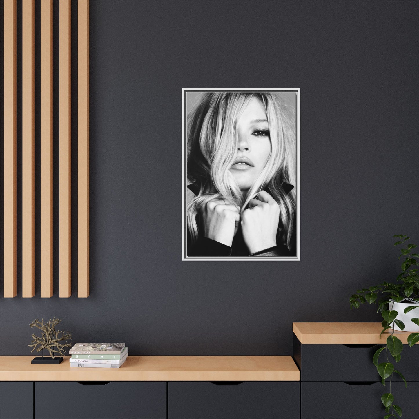 KATE MOSS CANVAS WITH FRAME