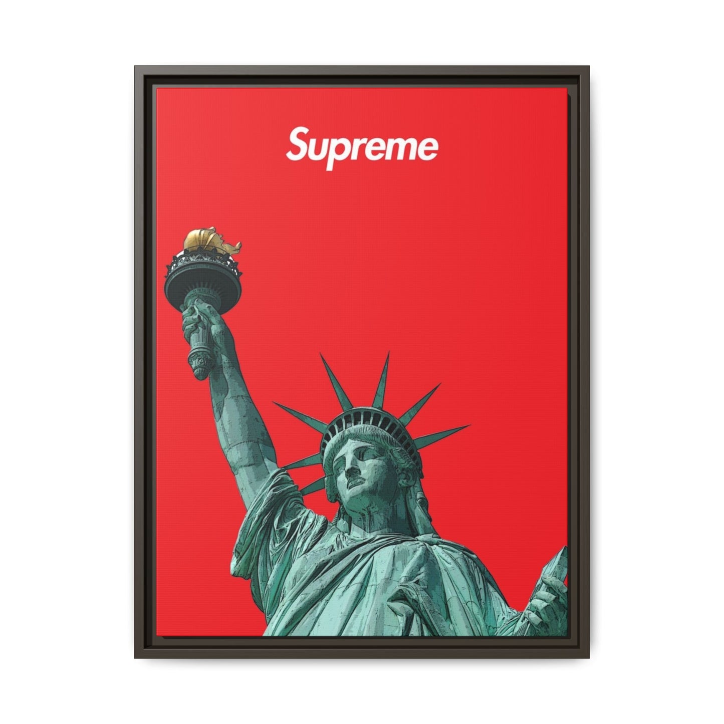 NY SUPREME CANVAS WITH FRAME
