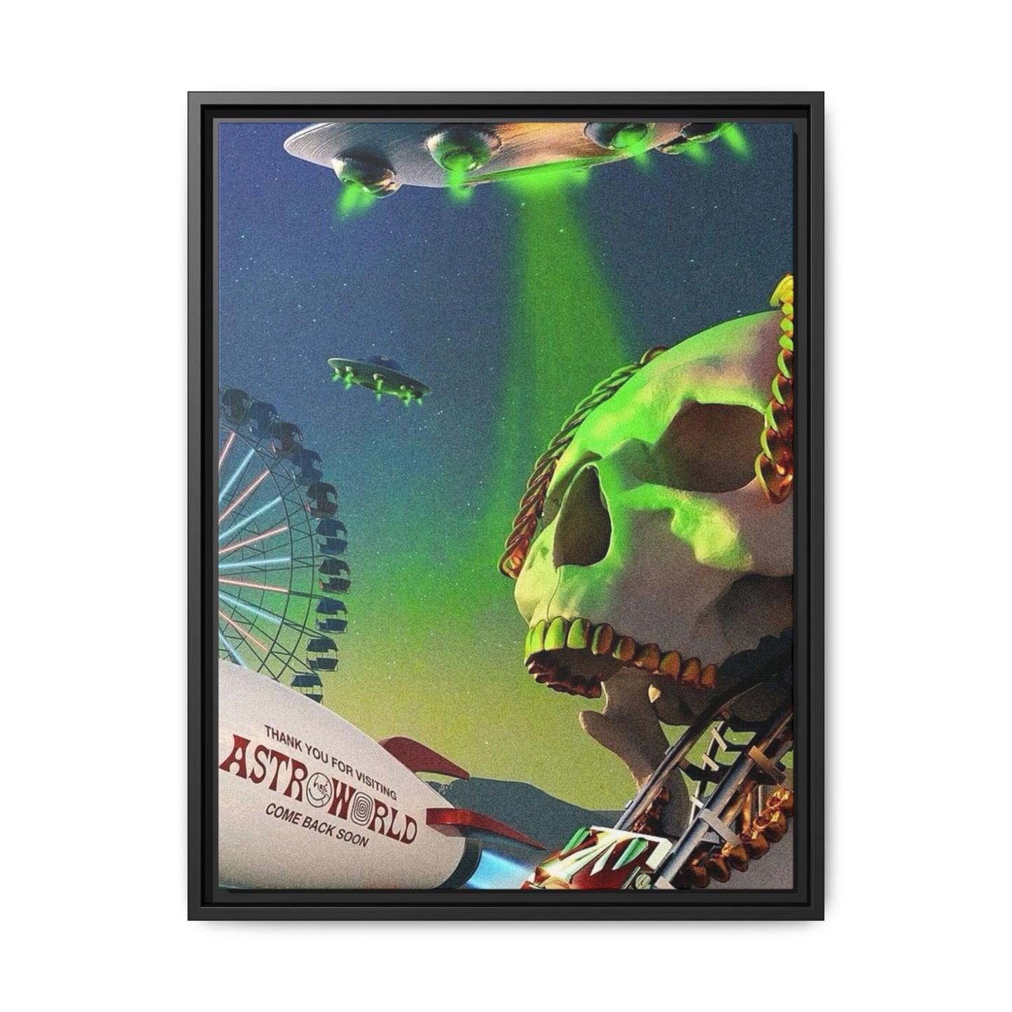 ASTROWORLD CANVAS WITH FRAME