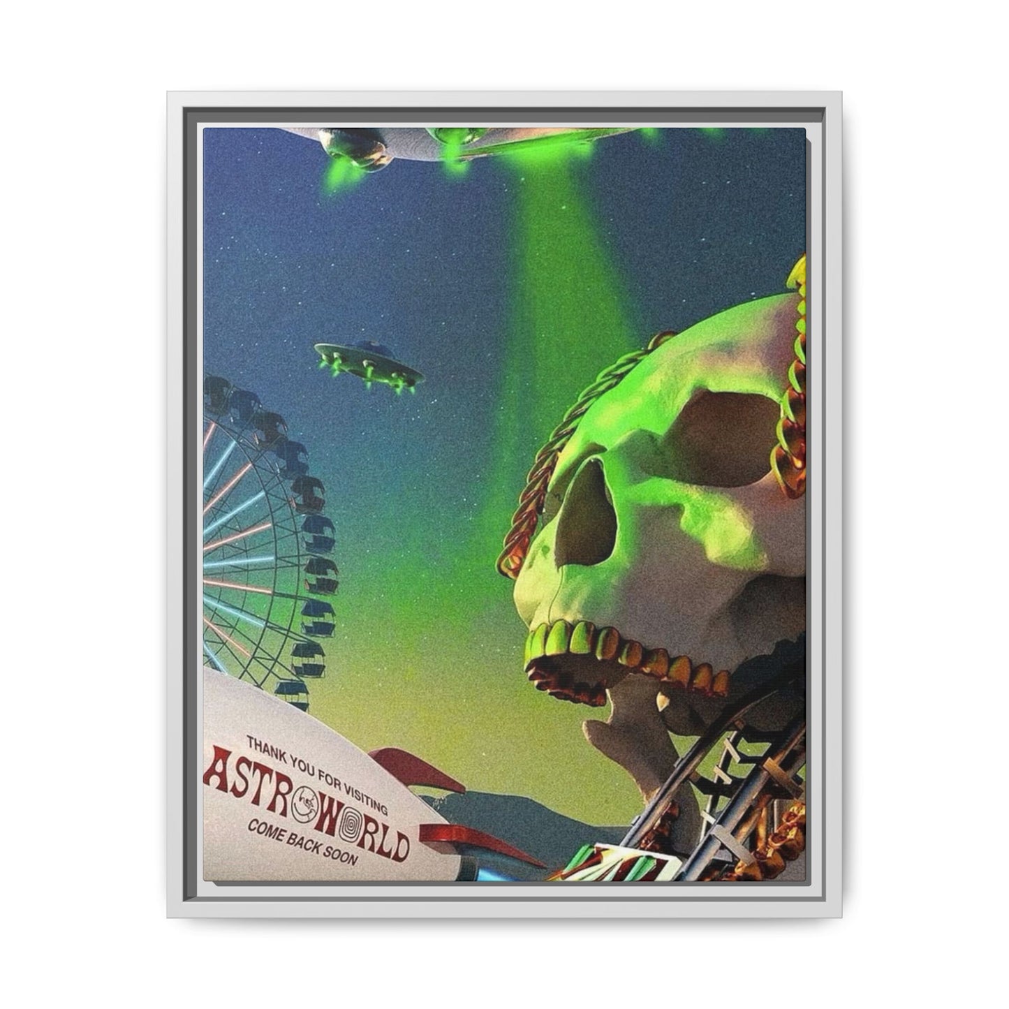 ASTROWORLD CANVAS WITH FRAME