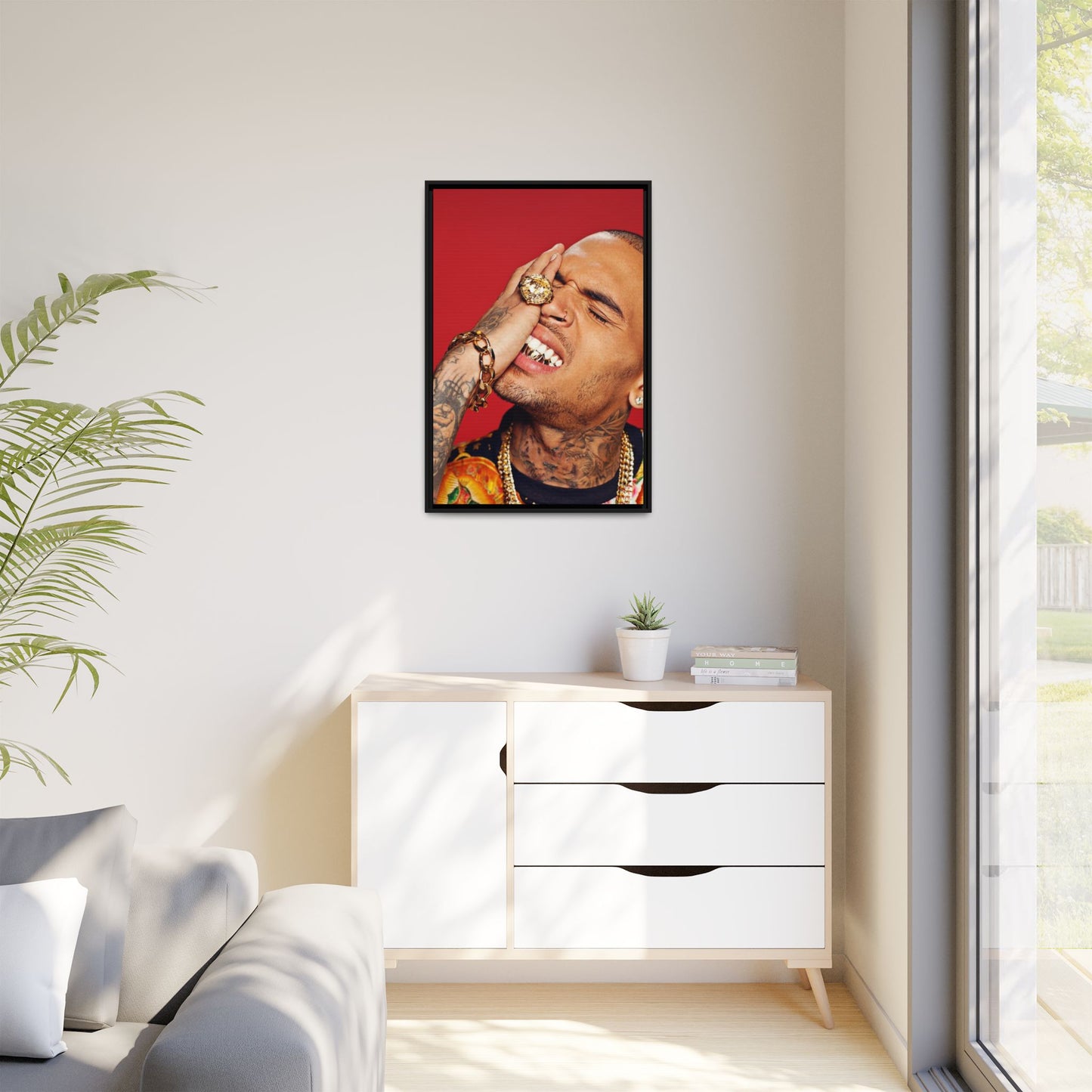 BREEZY CANVAS WITH FRAME