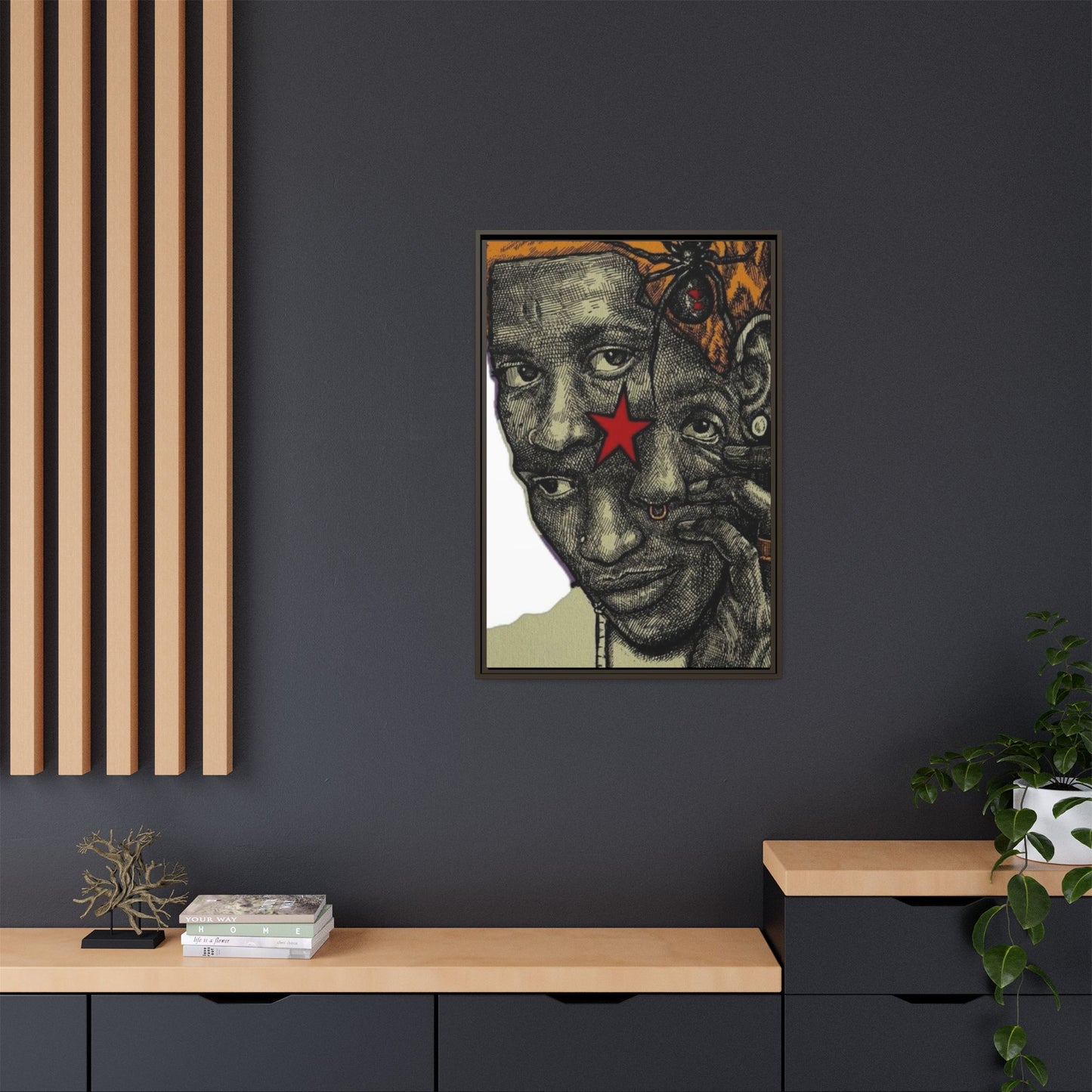 THUG FREE CANVAS WITH FRAME
