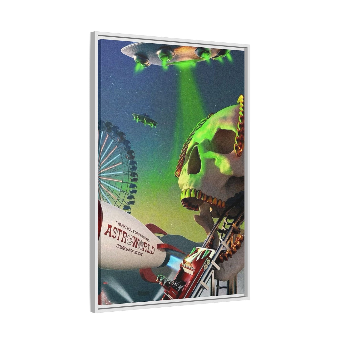 ASTROWORLD CANVAS WITH FRAME