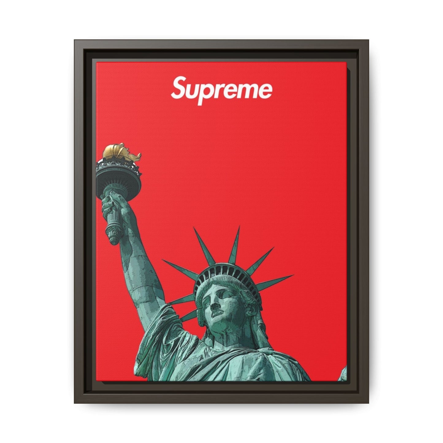 NY SUPREME CANVAS WITH FRAME