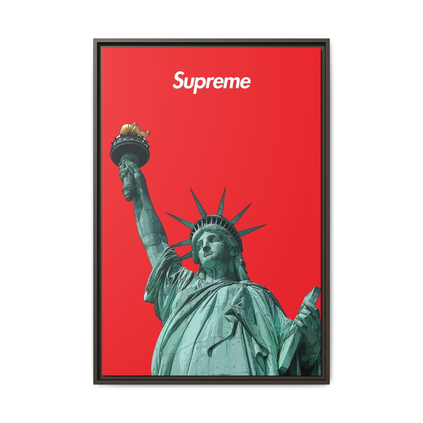 NY SUPREME CANVAS WITH FRAME