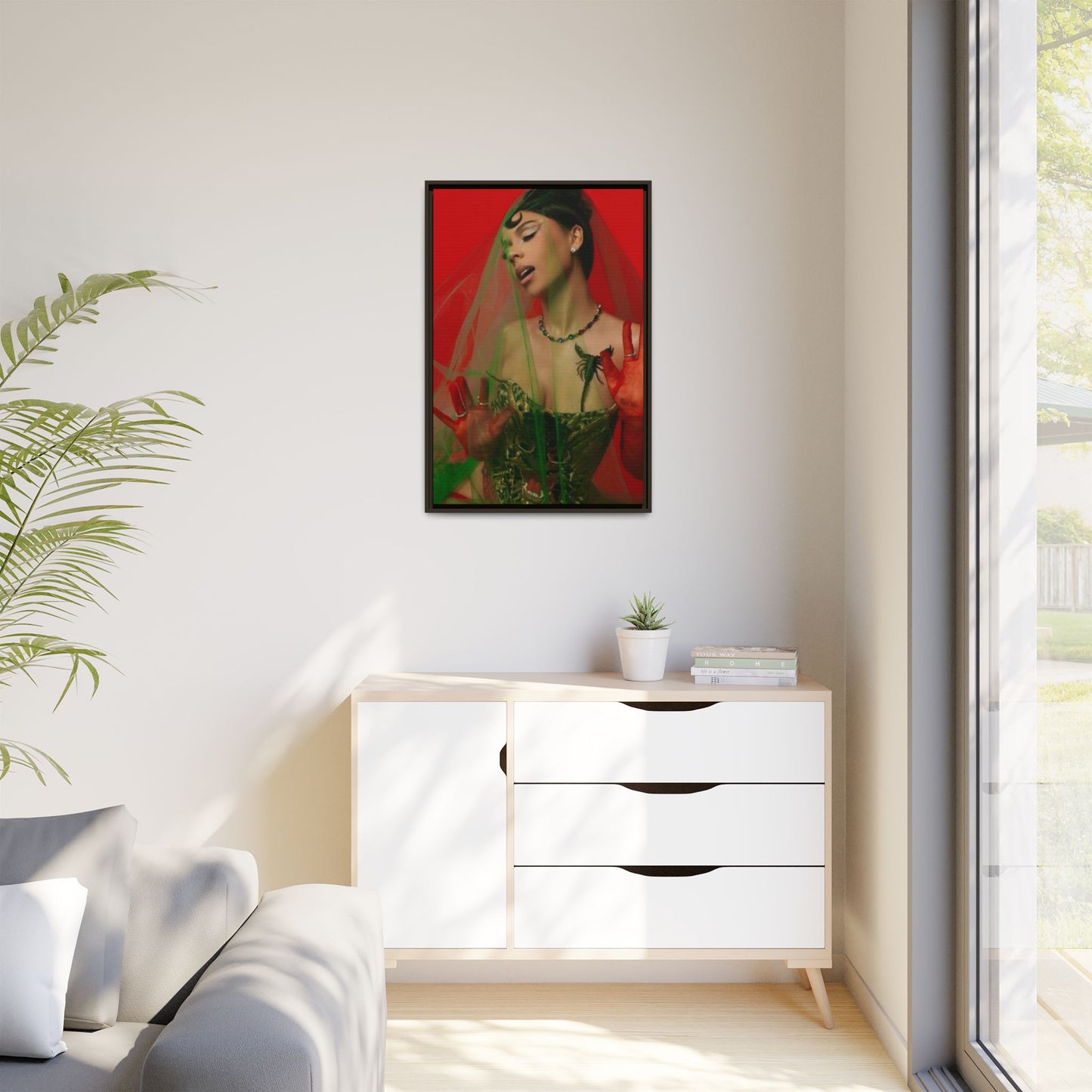 MARIAH CANVAS WITH FRAME