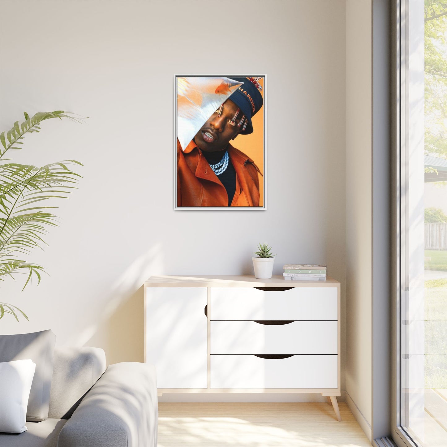 LIL BOAT CANVAS WITH FRAME