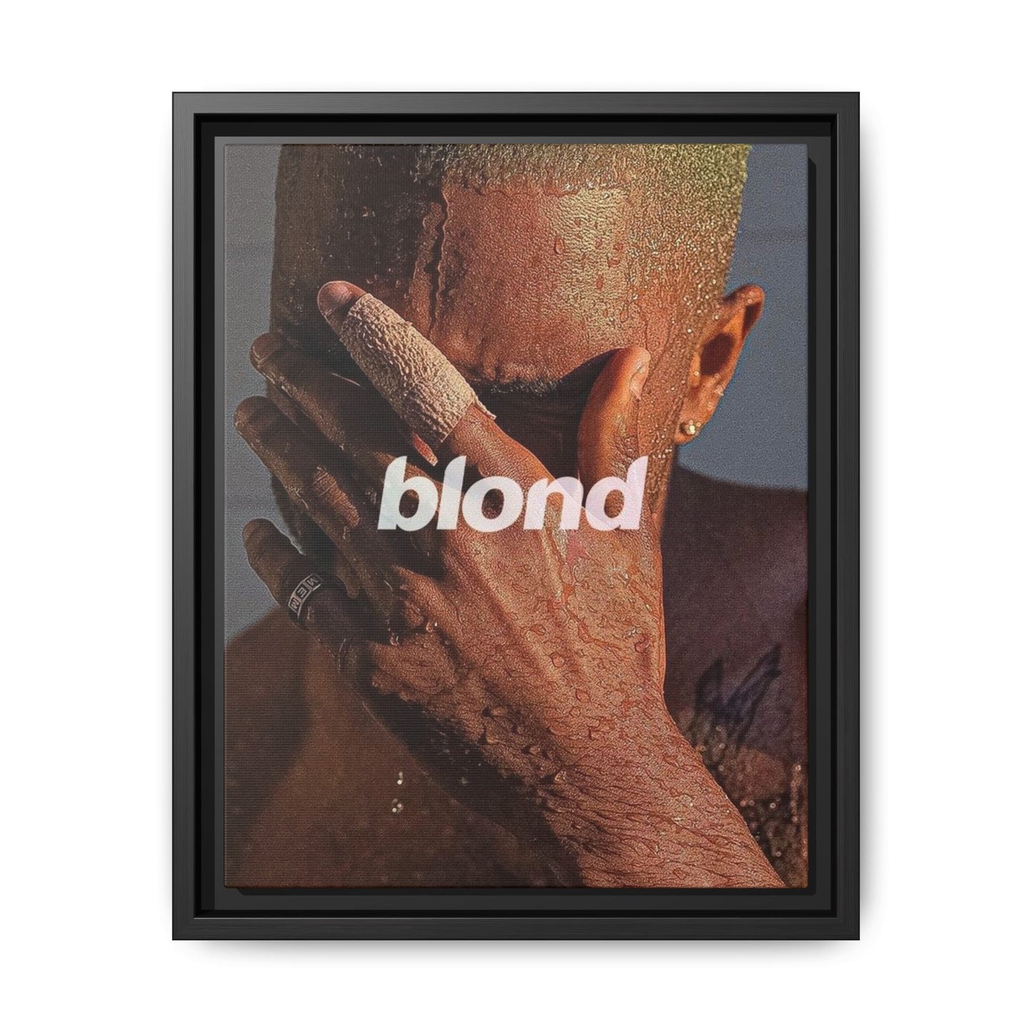 BLOND CANVAS WITH FRAME