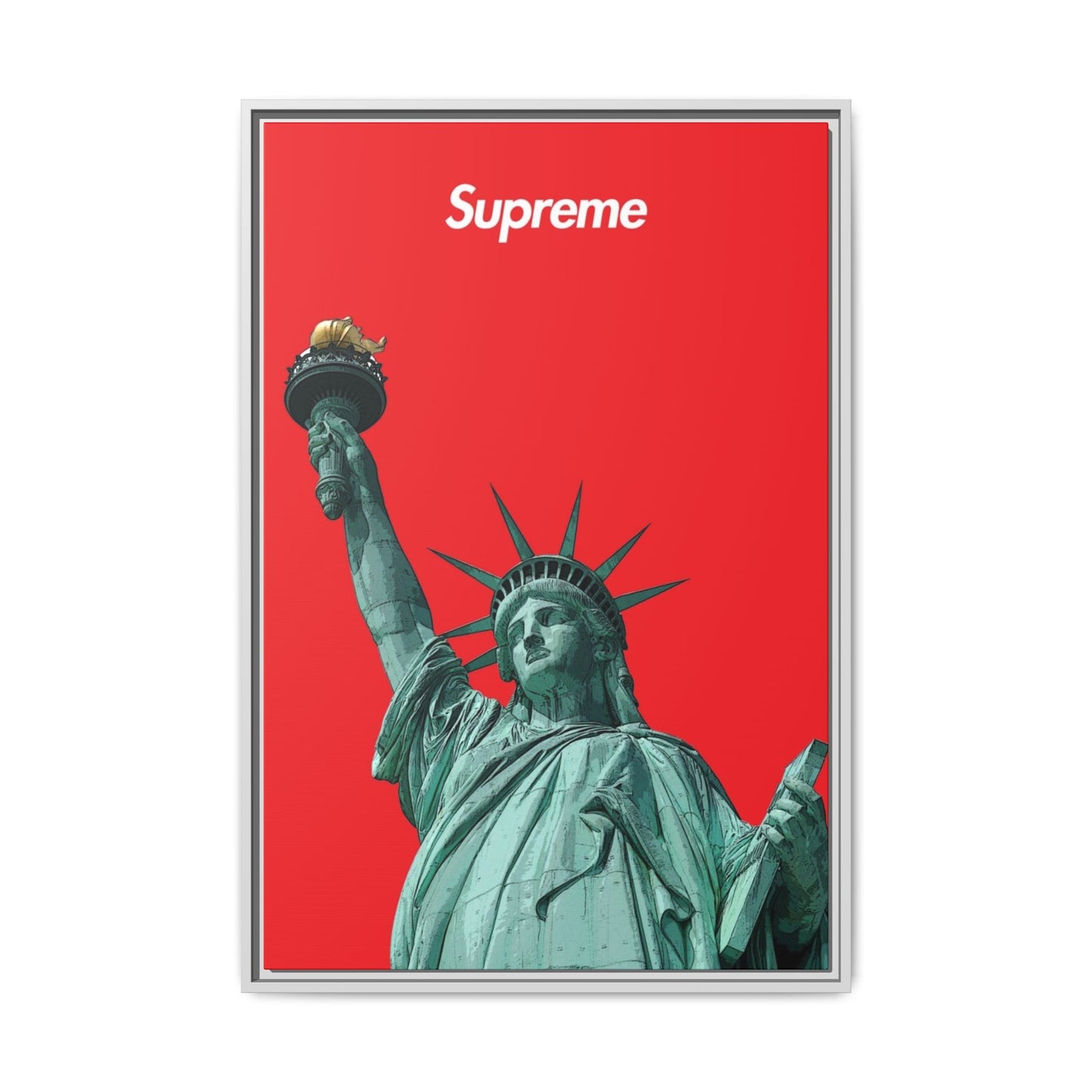 NY SUPREME CANVAS WITH FRAME