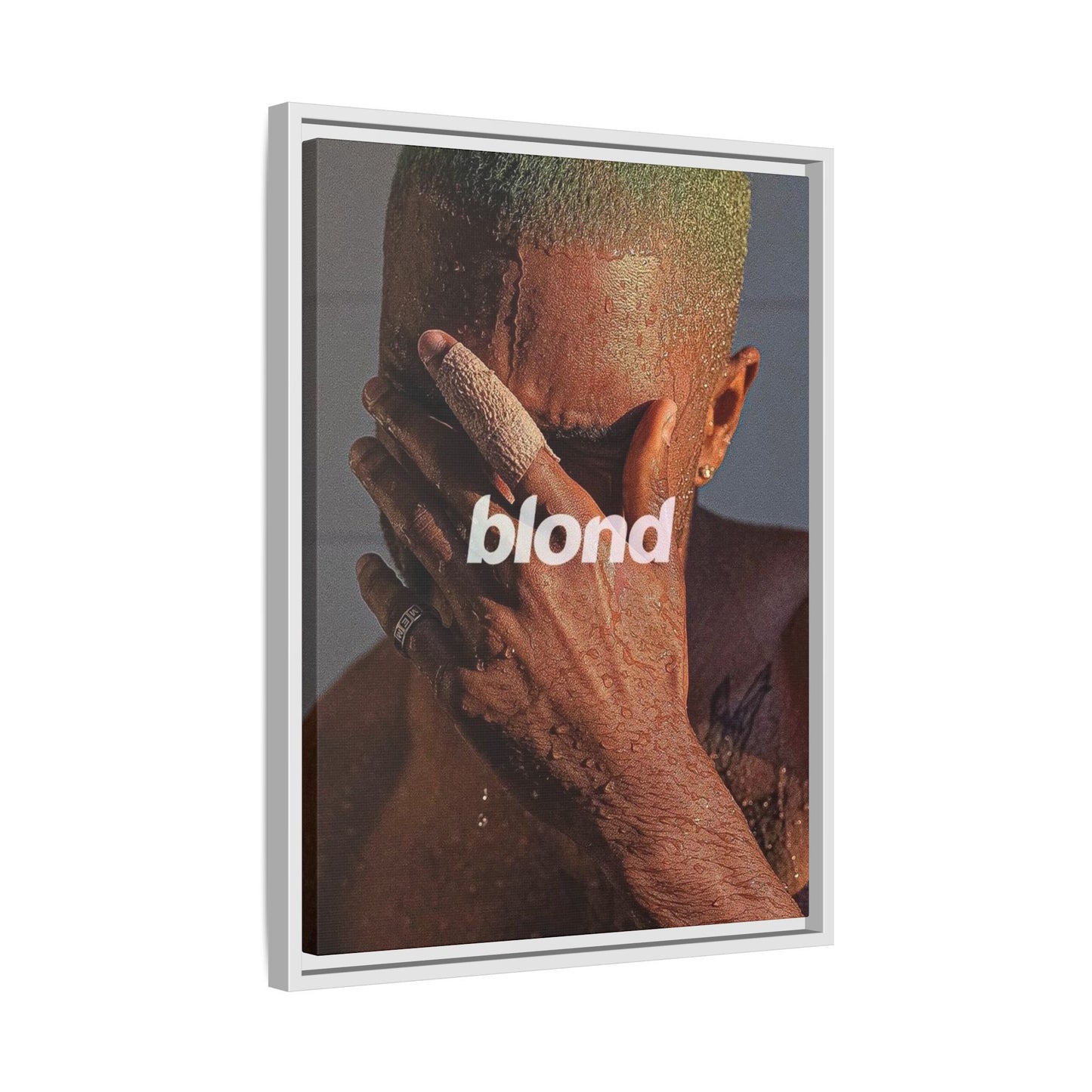 BLOND CANVAS WITH FRAME