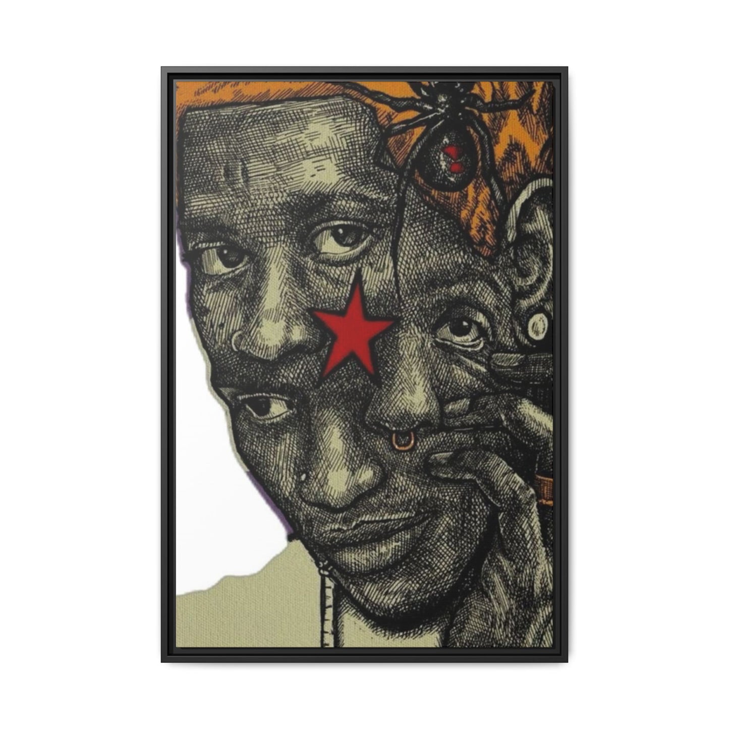 THUG FREE CANVAS WITH FRAME