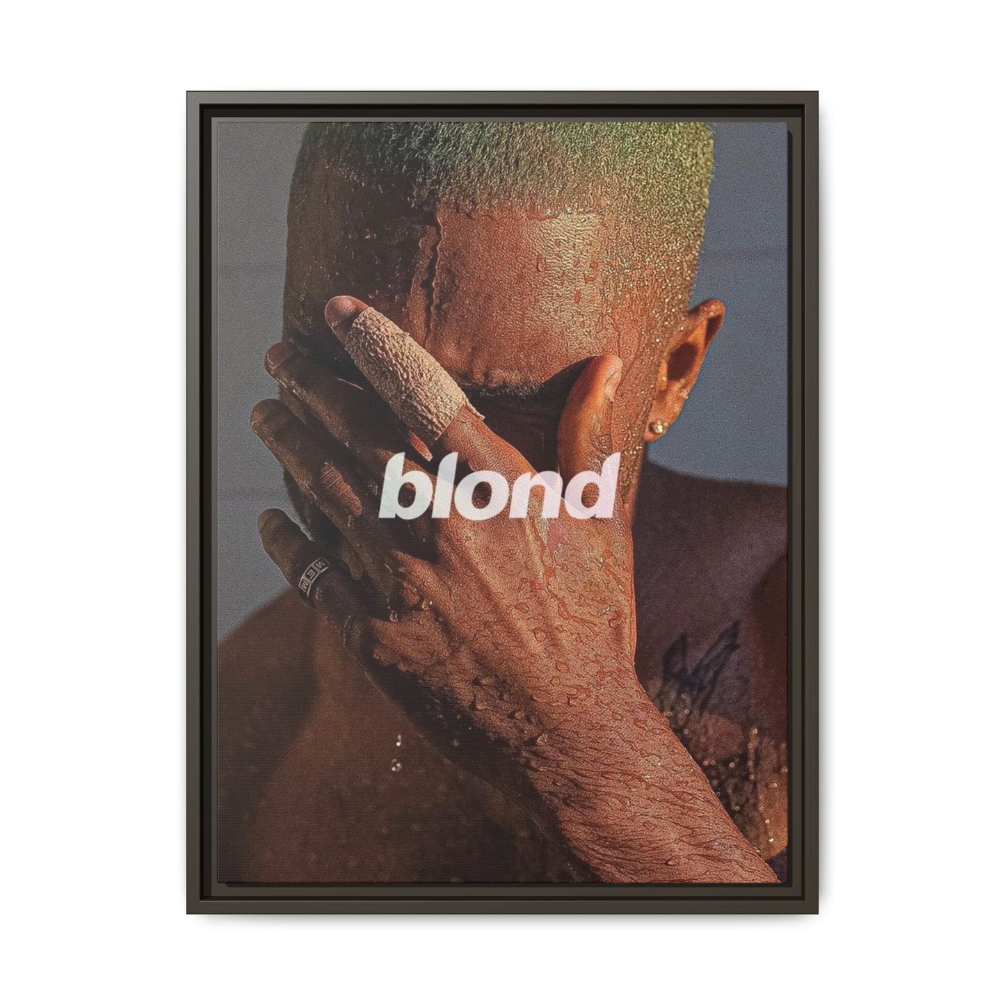 BLOND CANVAS WITH FRAME