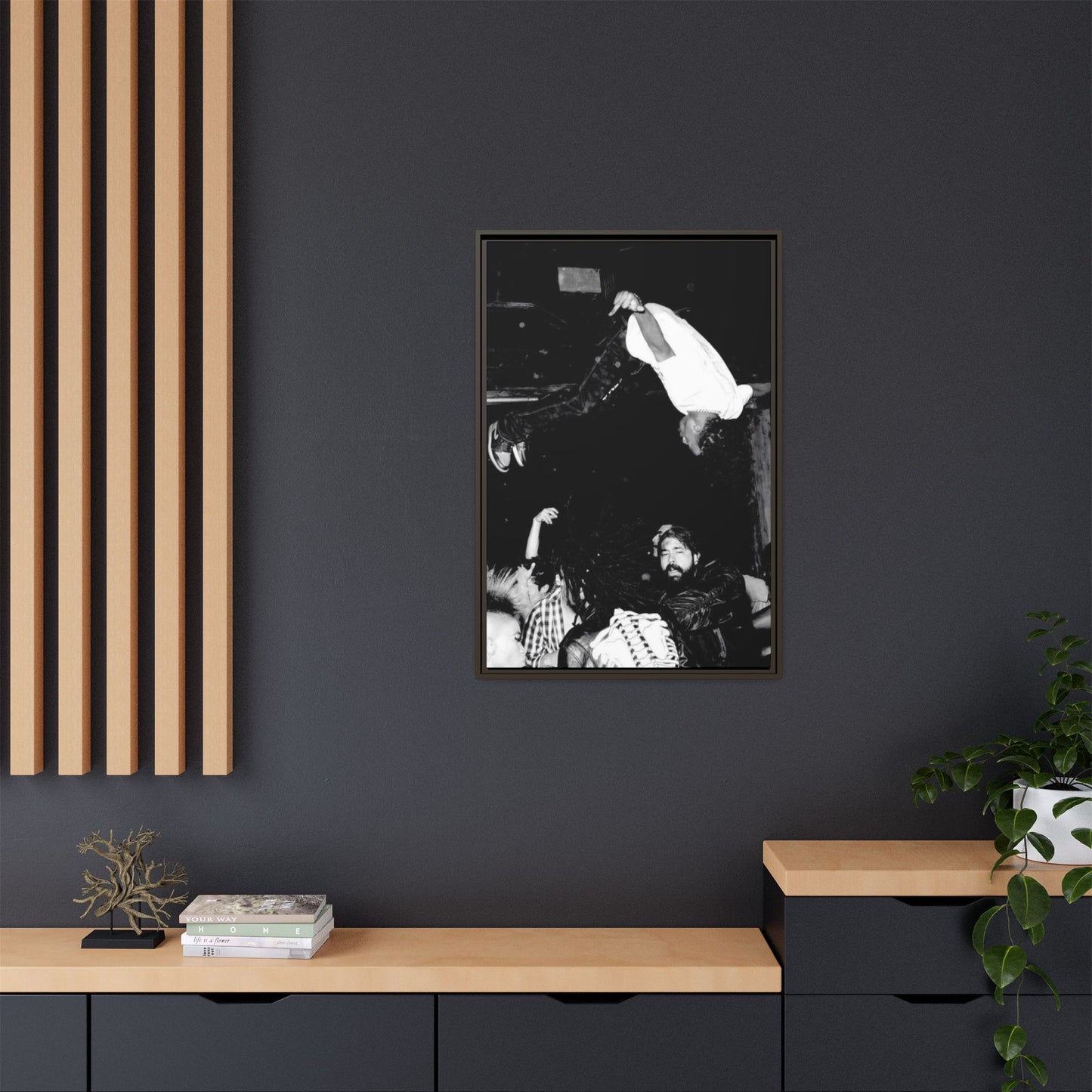 DIE LIT CANVAS WITH FRAME