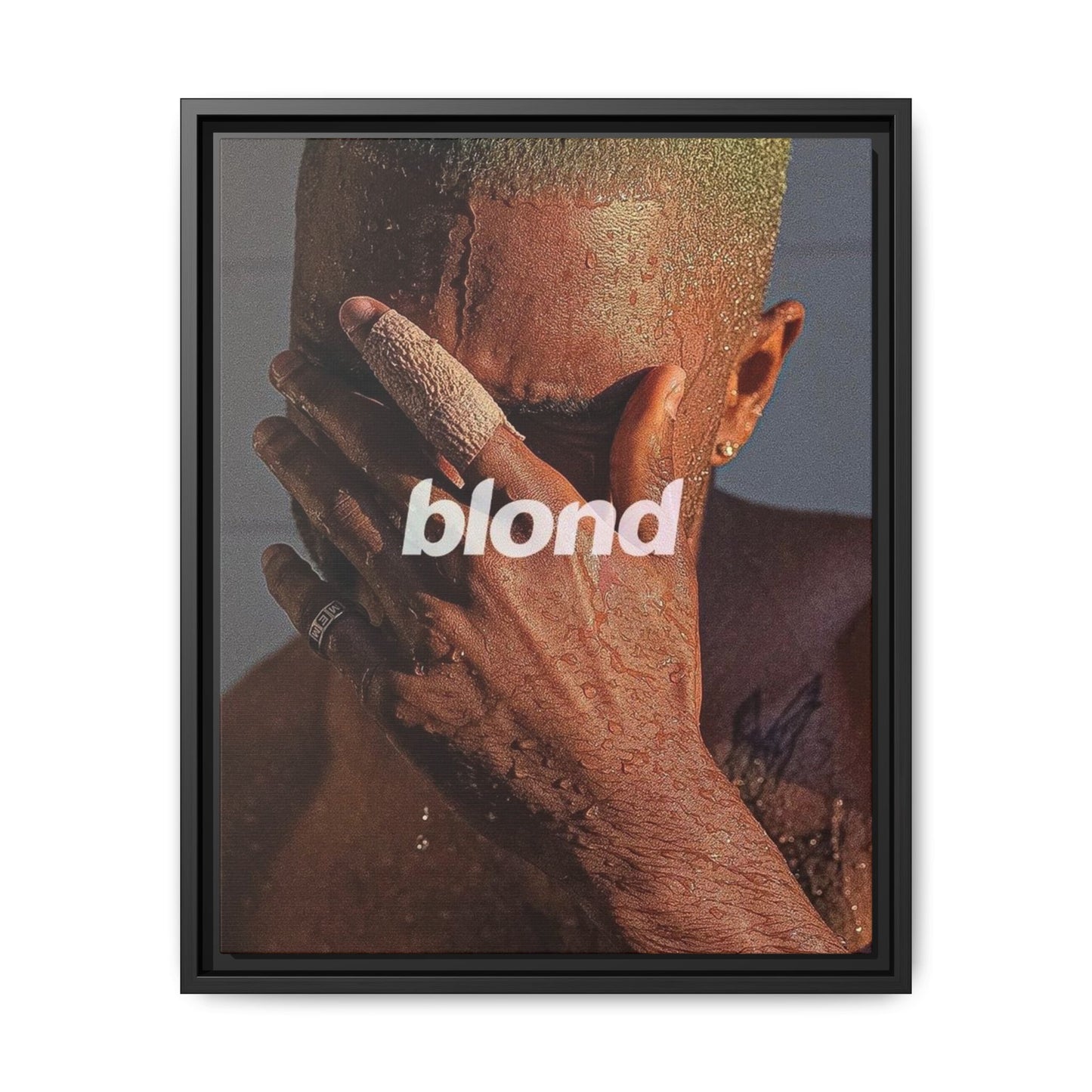 BLOND CANVAS WITH FRAME