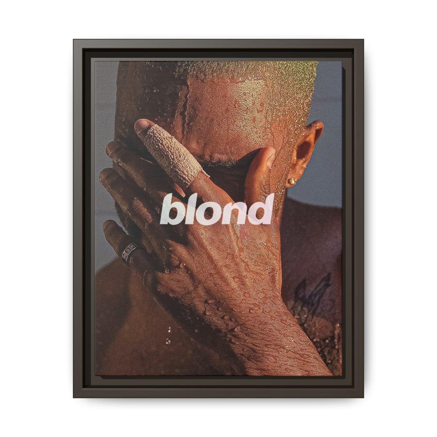 BLOND CANVAS WITH FRAME