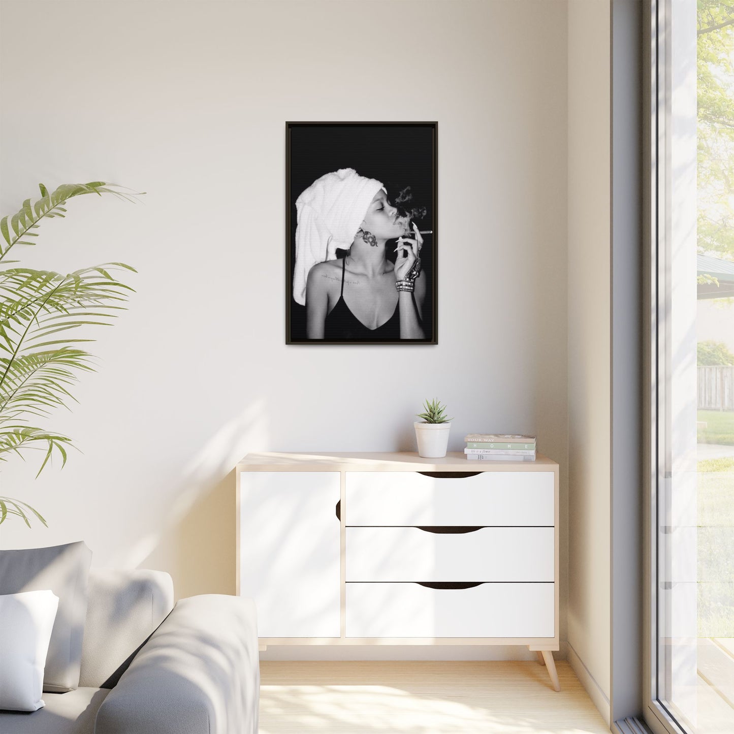 BADGAL CANVAS WITH FRAME