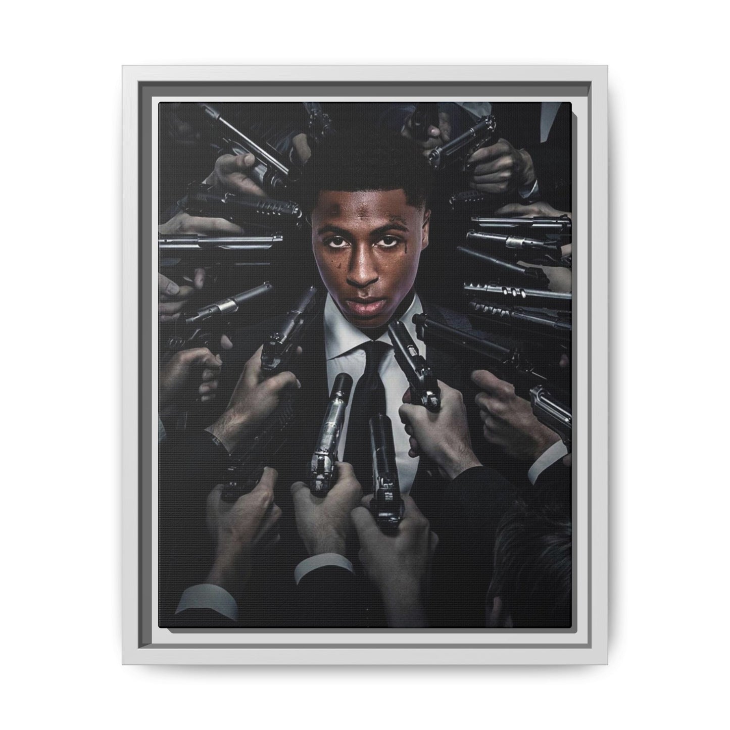 YOUNGBOY CANVAS WITH FRAME