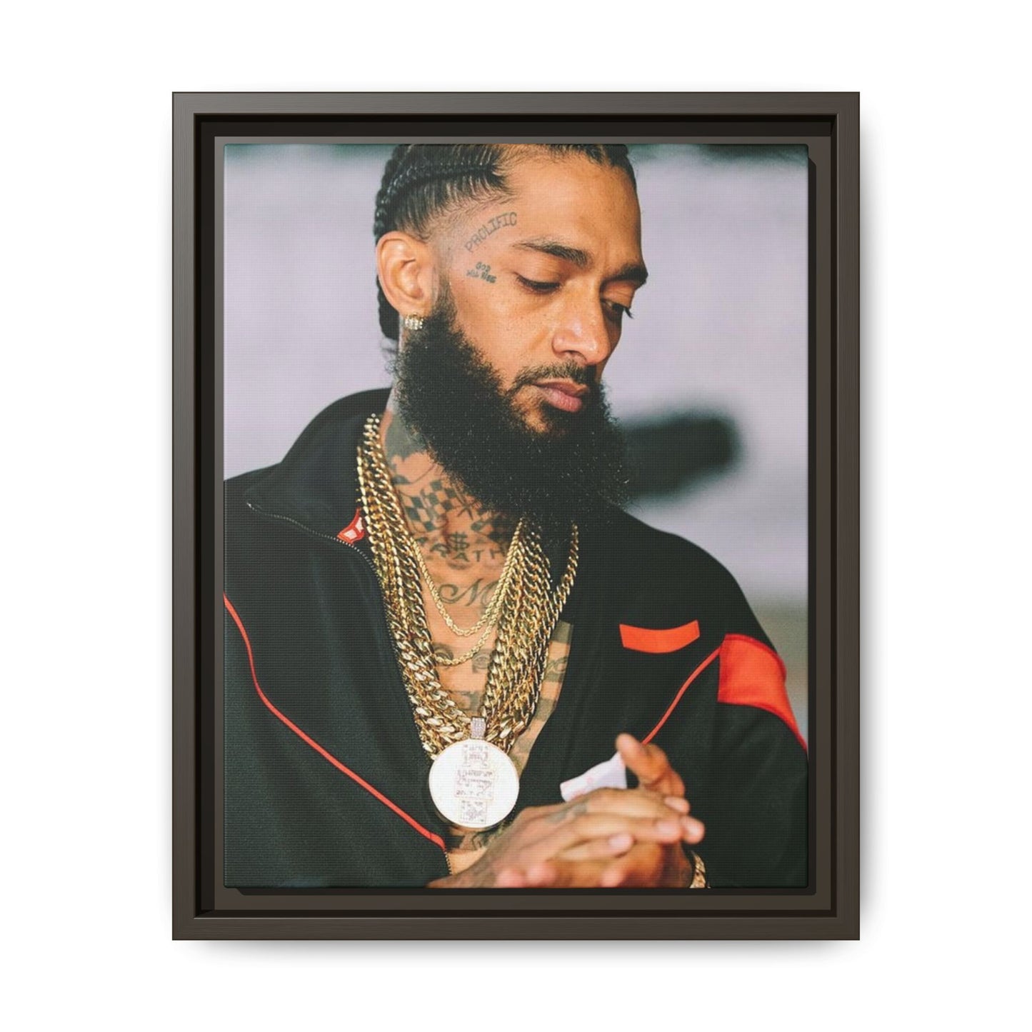 HU$$LE CANVAS WITH FRAME