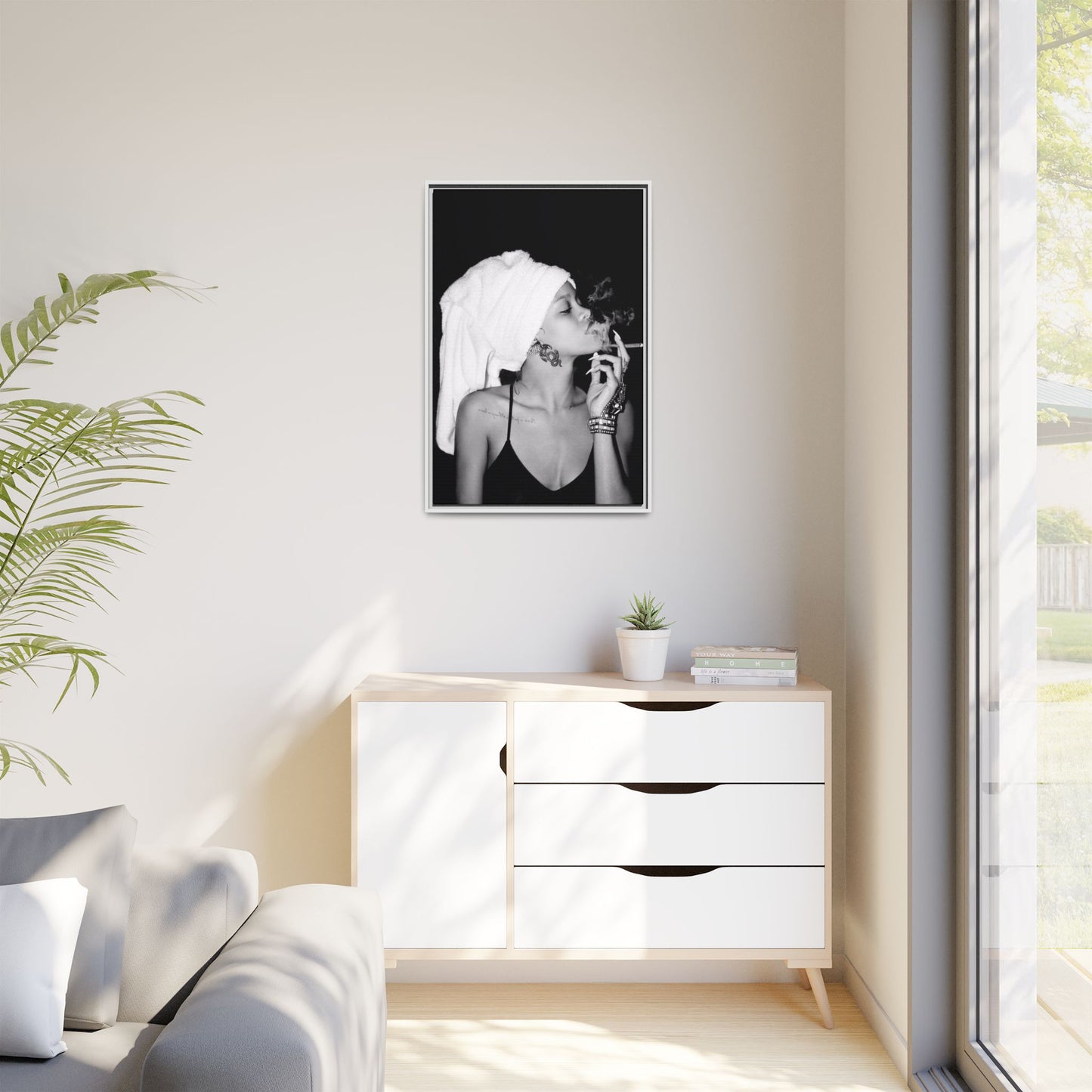 BADGAL CANVAS WITH FRAME