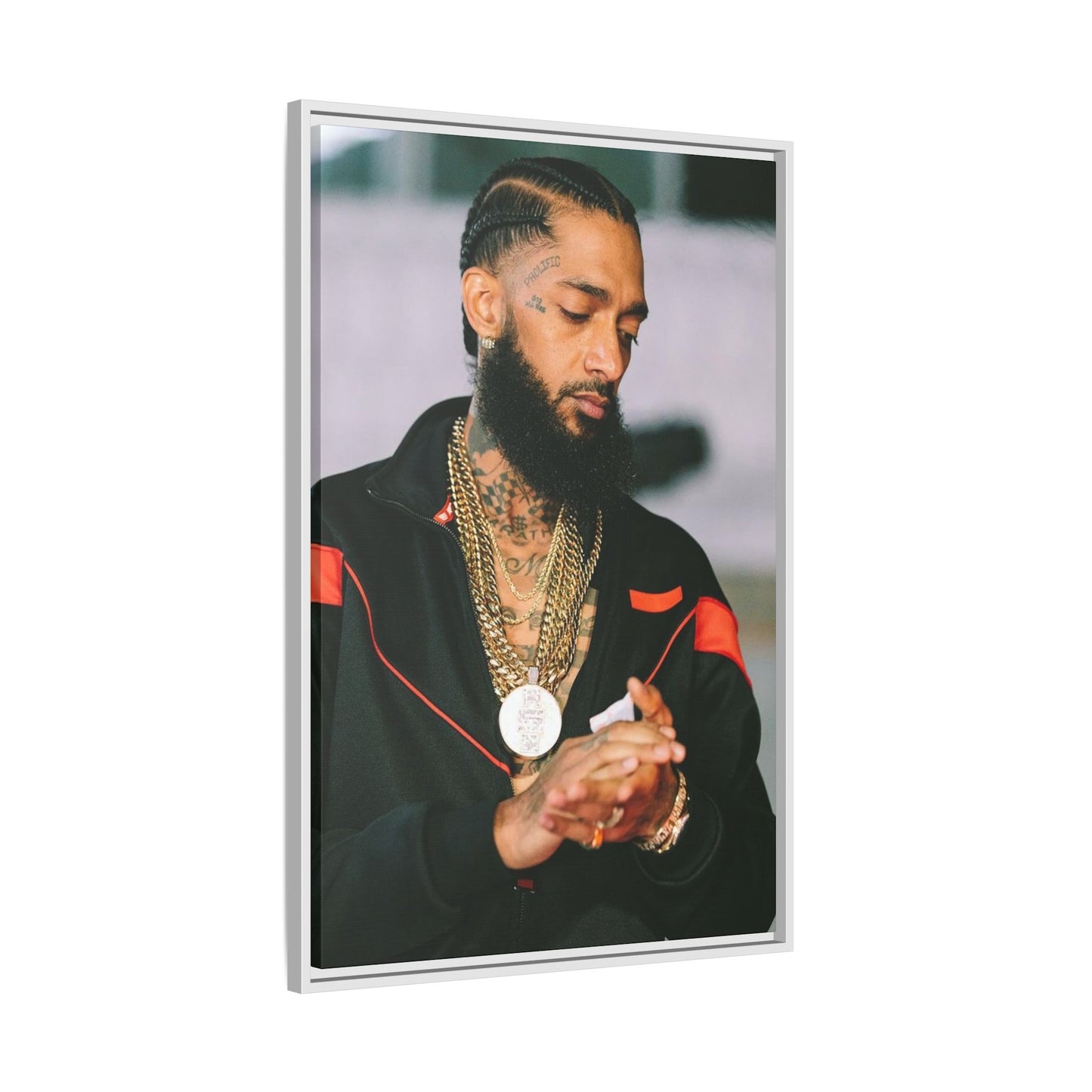 HU$$LE CANVAS WITH FRAME