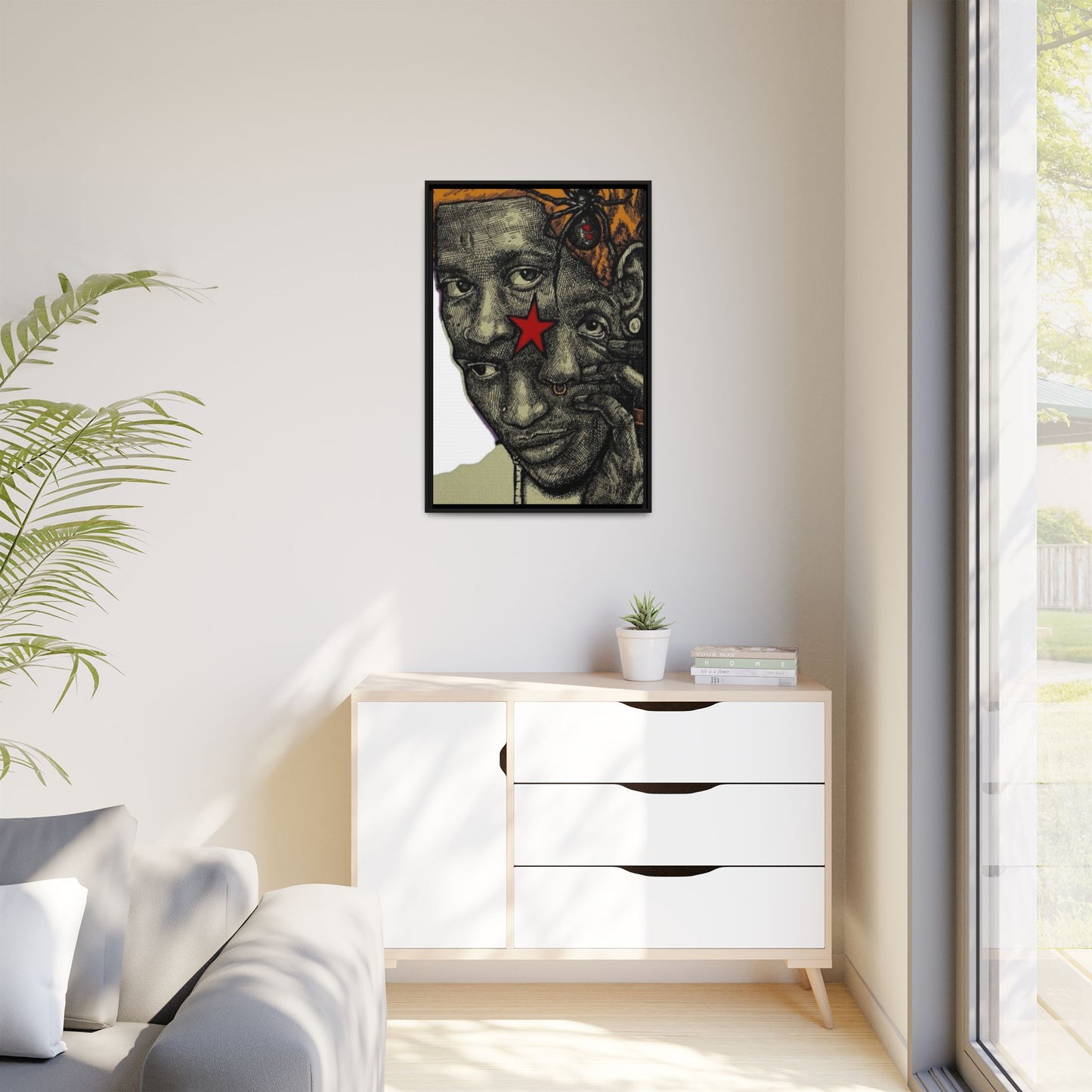 THUG FREE CANVAS WITH FRAME