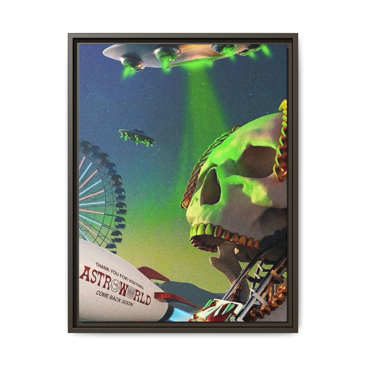 ASTROWORLD CANVAS WITH FRAME