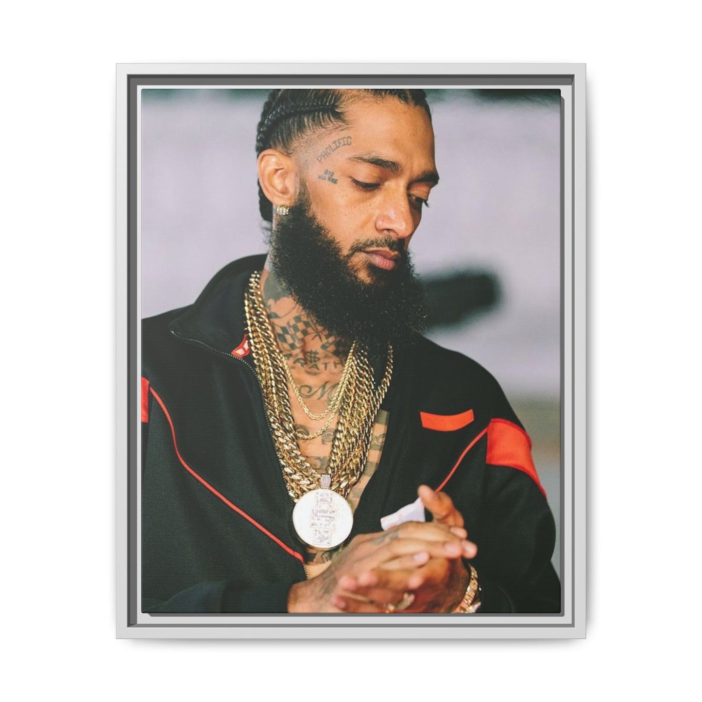 HU$$LE CANVAS WITH FRAME
