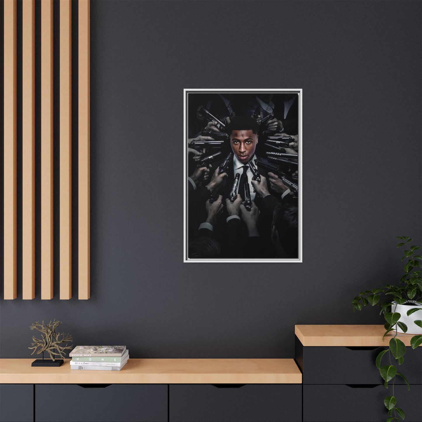 YOUNGBOY CANVAS WITH FRAME