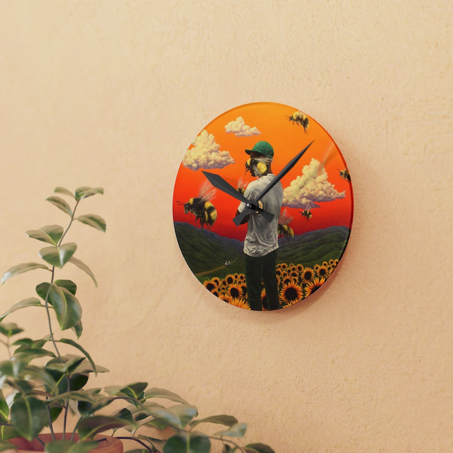 FLOWER BOY CLOCK