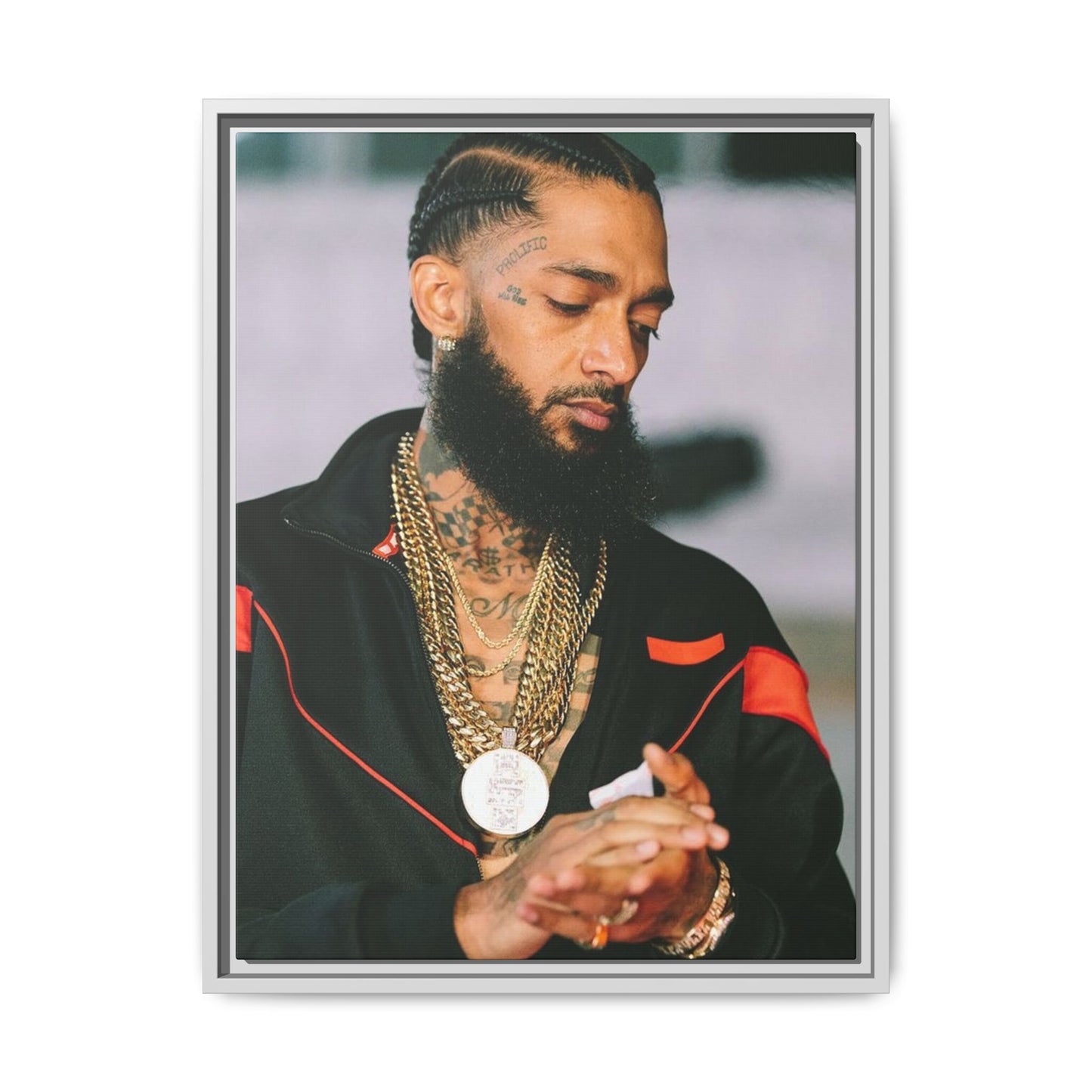 HU$$LE CANVAS WITH FRAME