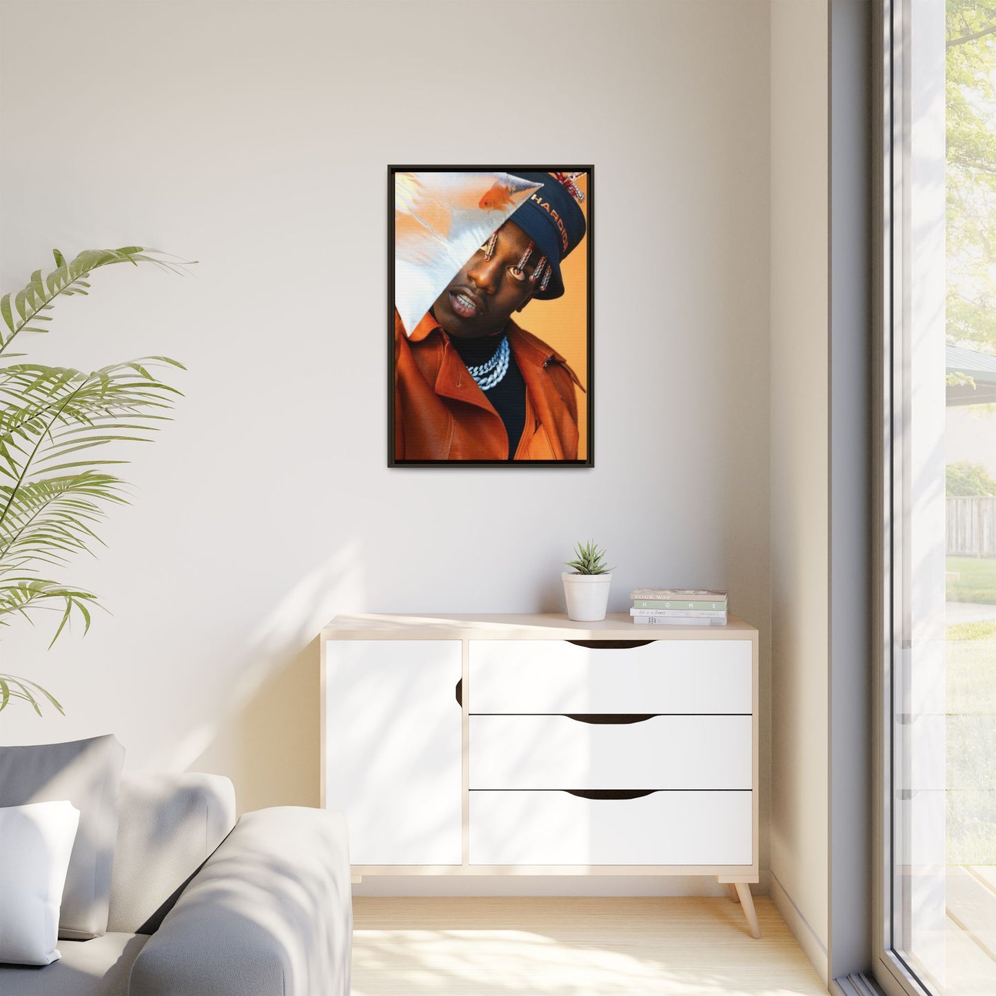 LIL BOAT CANVAS WITH FRAME