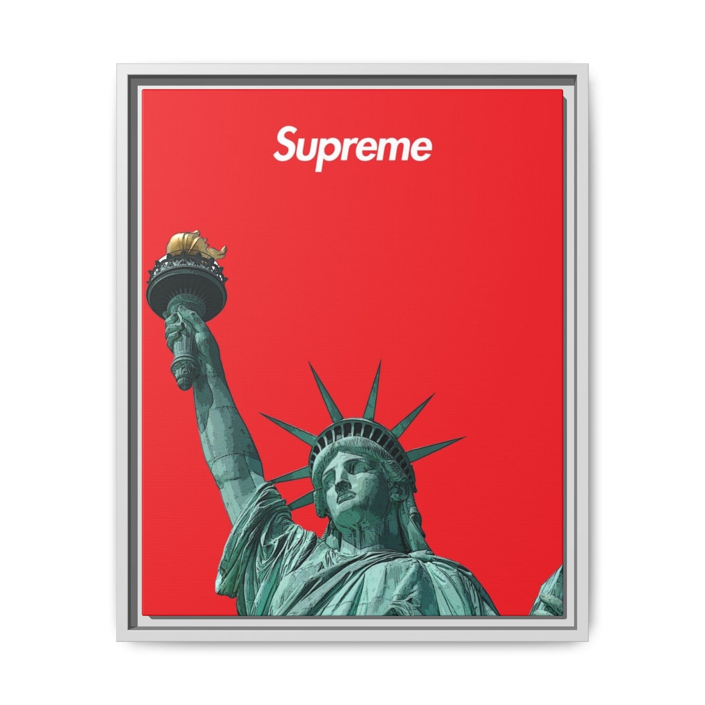 NY SUPREME CANVAS WITH FRAME