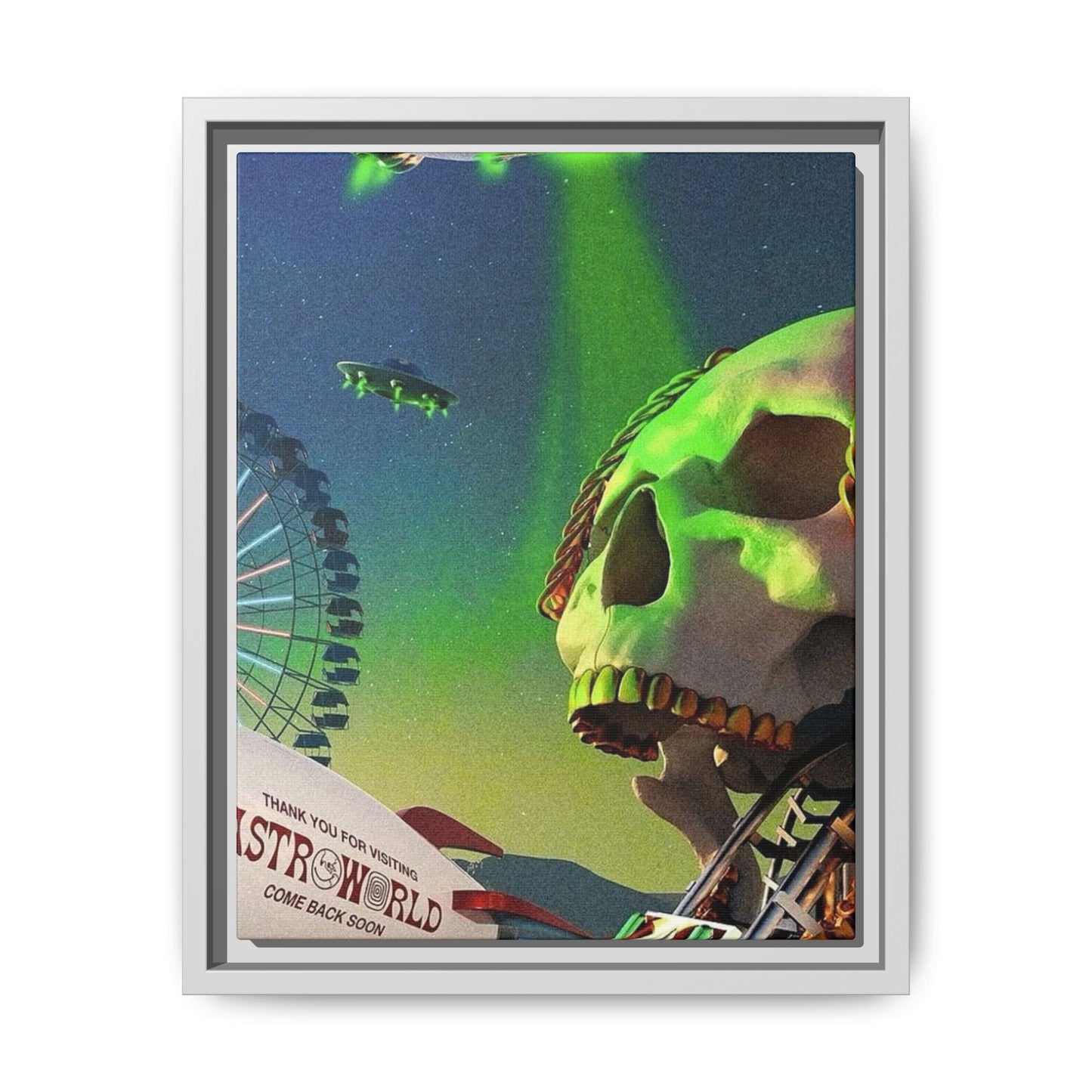 ASTROWORLD CANVAS WITH FRAME