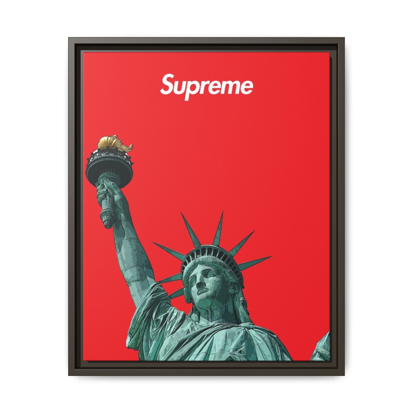 NY SUPREME CANVAS WITH FRAME