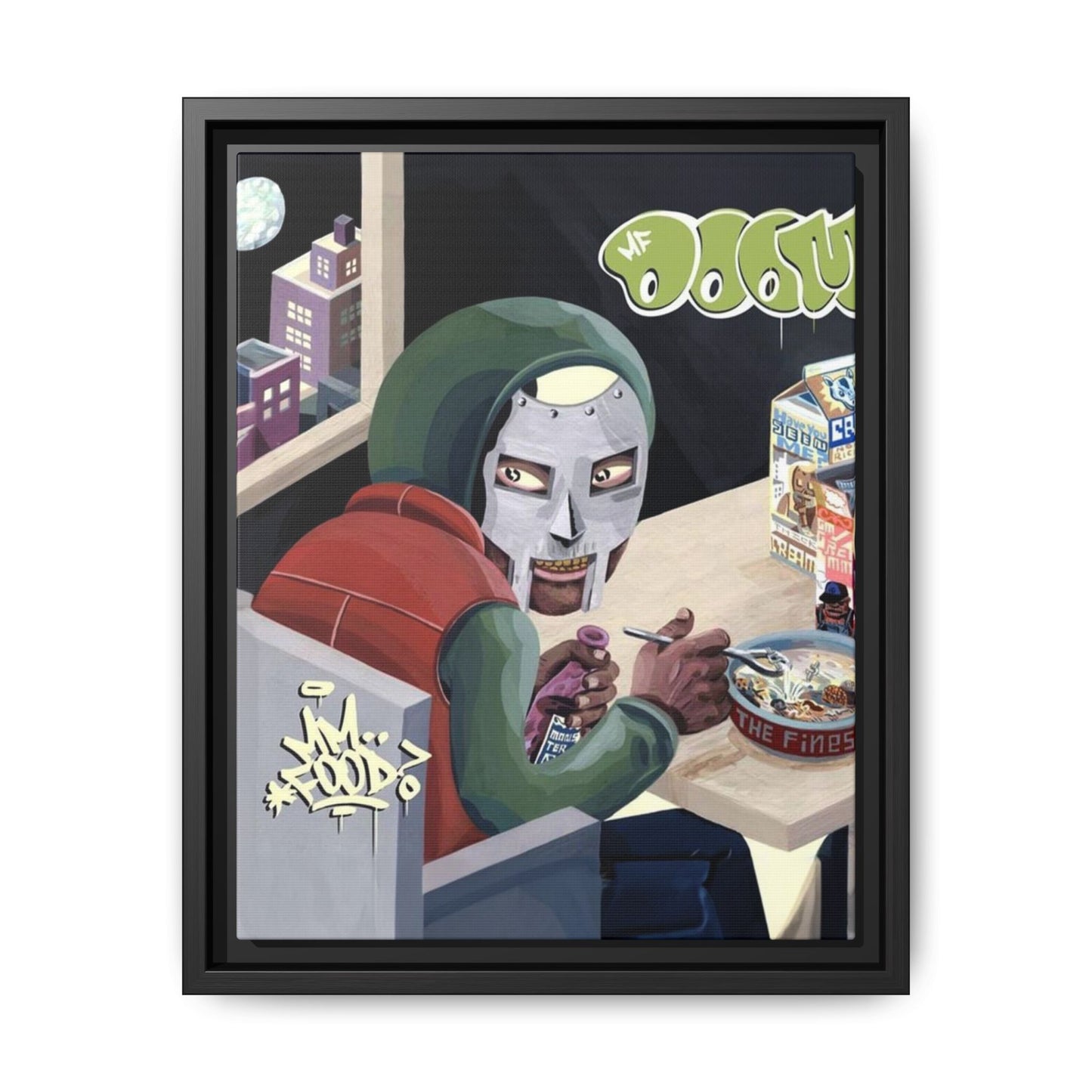 DOOM CANVAS WITH FRAME