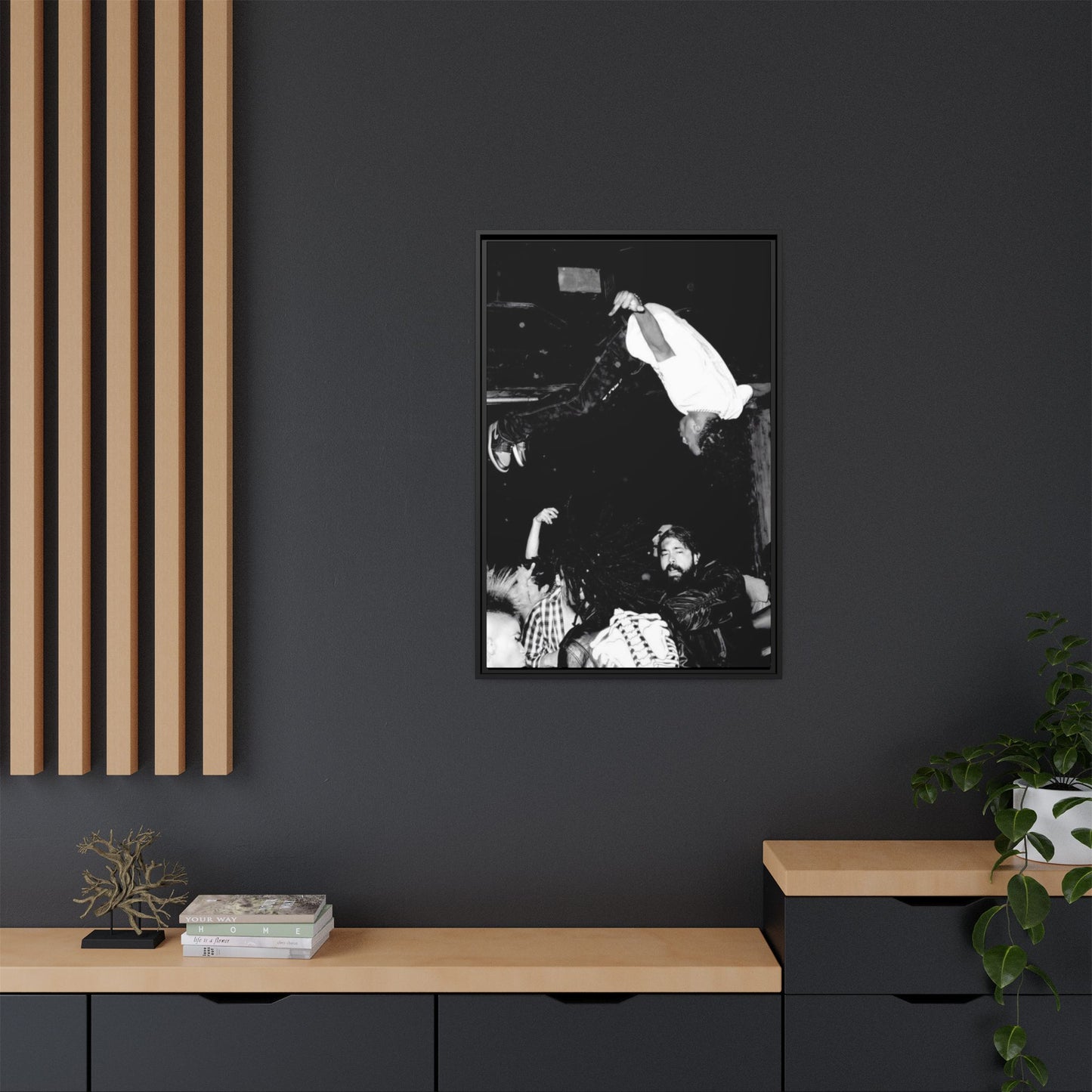 DIE LIT CANVAS WITH FRAME