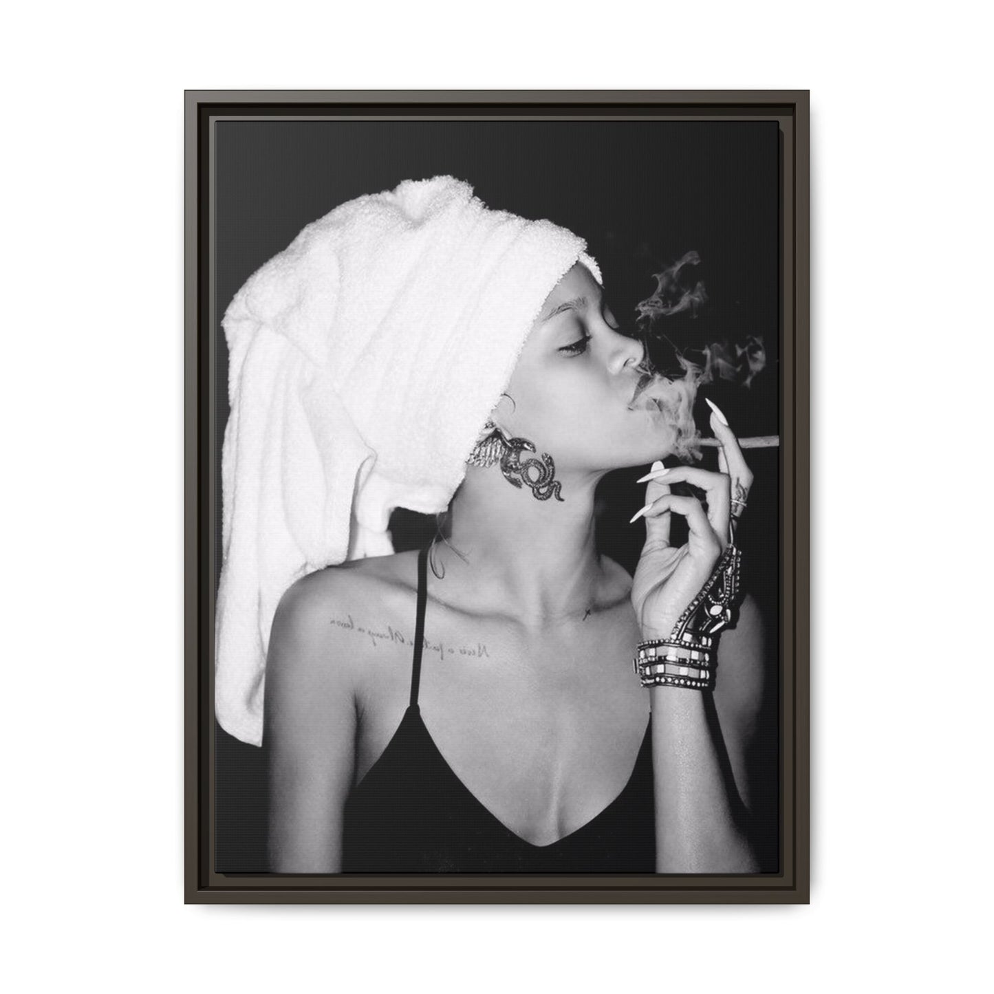 BADGAL CANVAS WITH FRAME