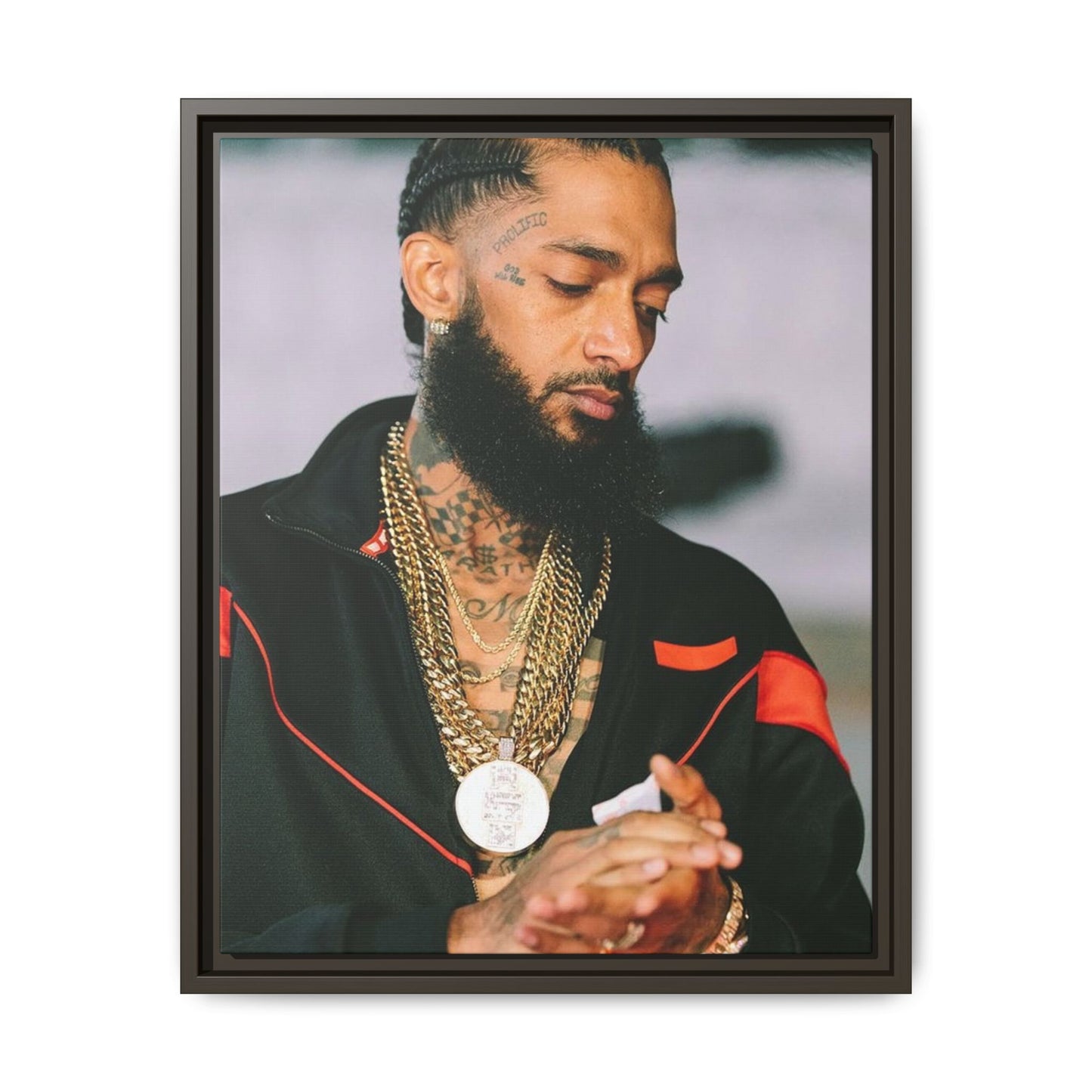 HU$$LE CANVAS WITH FRAME