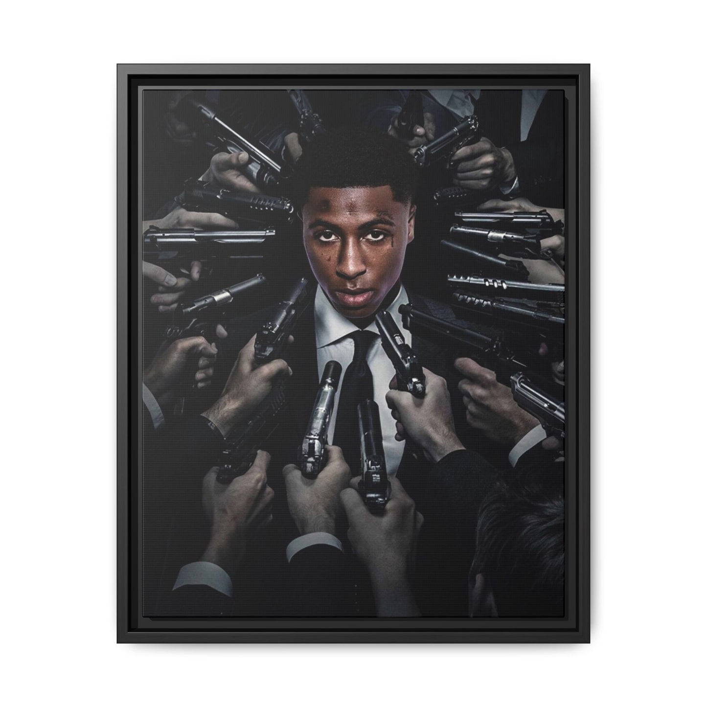 YOUNGBOY CANVAS WITH FRAME