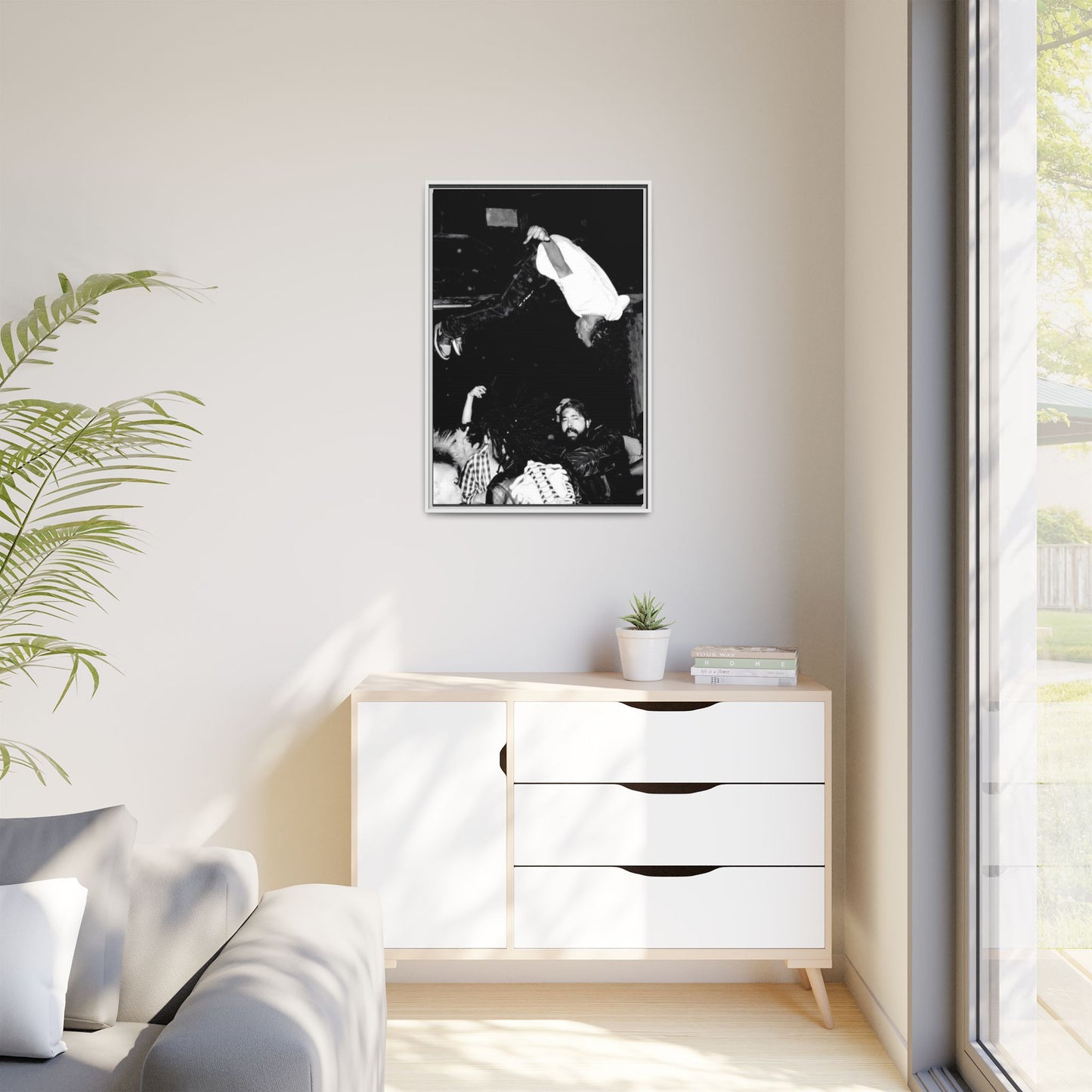 DIE LIT CANVAS WITH FRAME