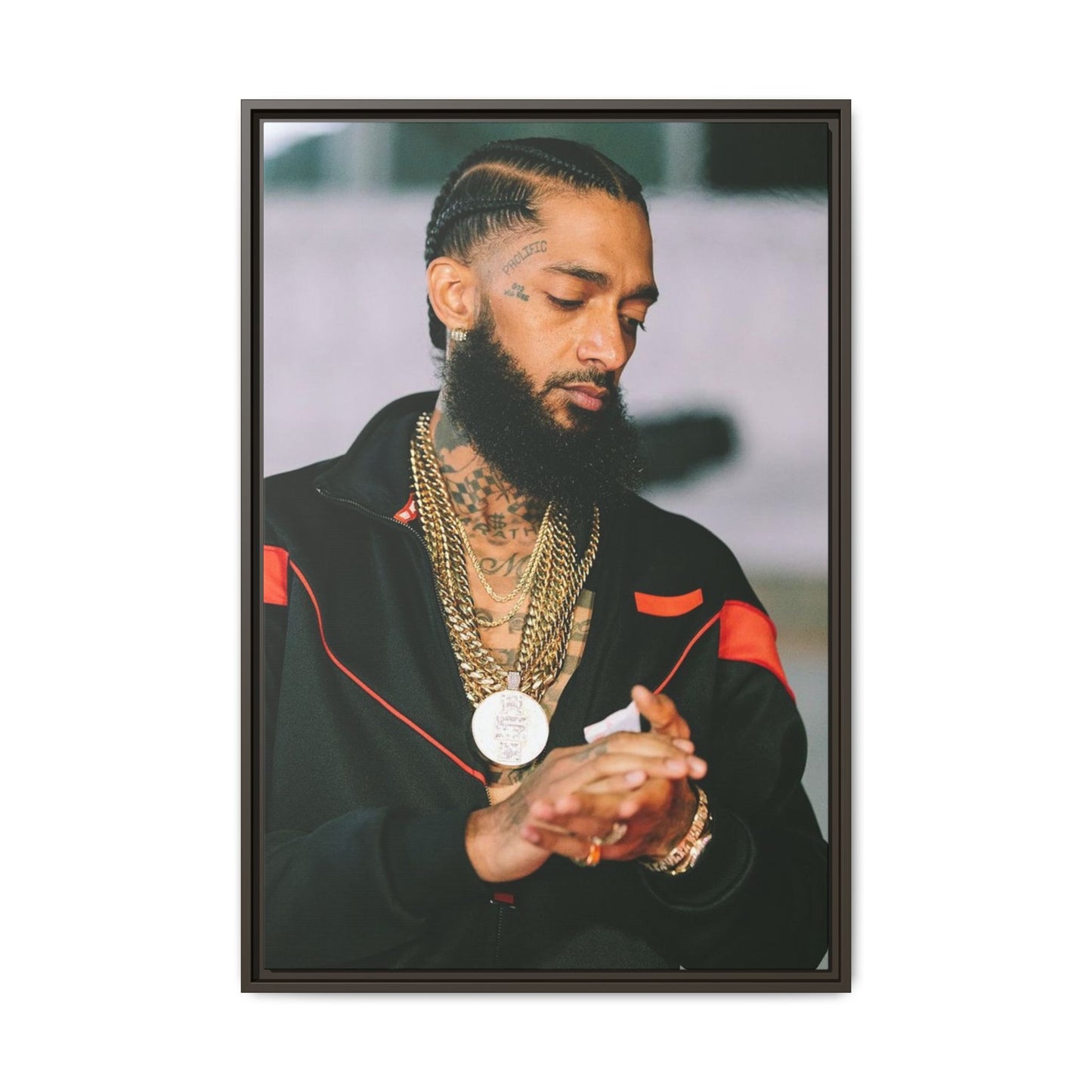 HU$$LE CANVAS WITH FRAME