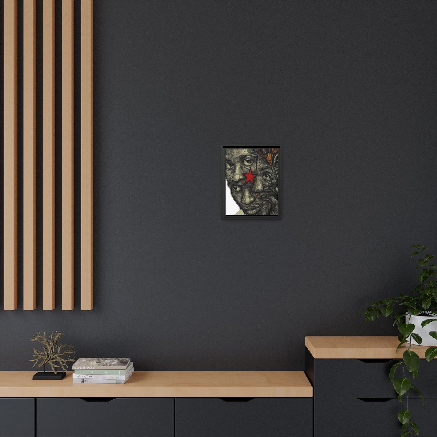 THUG FREE CANVAS WITH FRAME