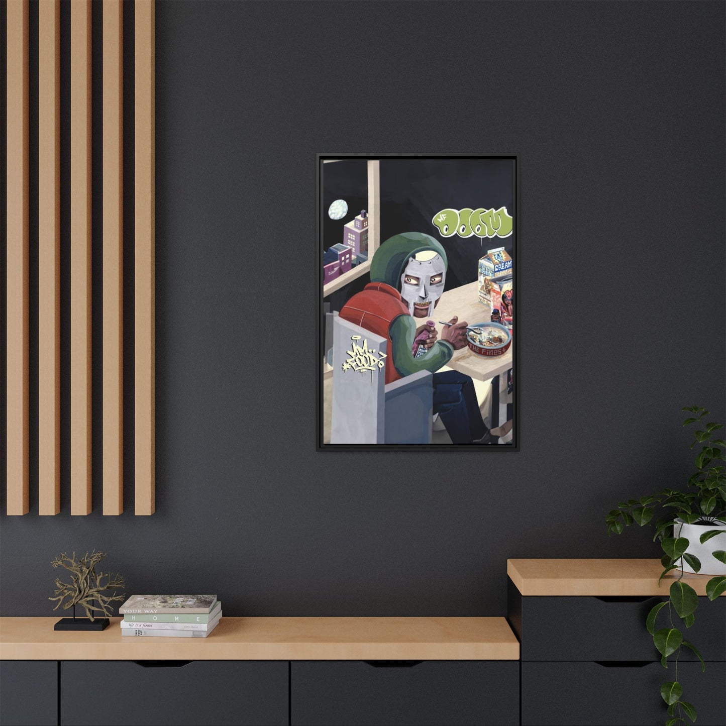 DOOM CANVAS WITH FRAME